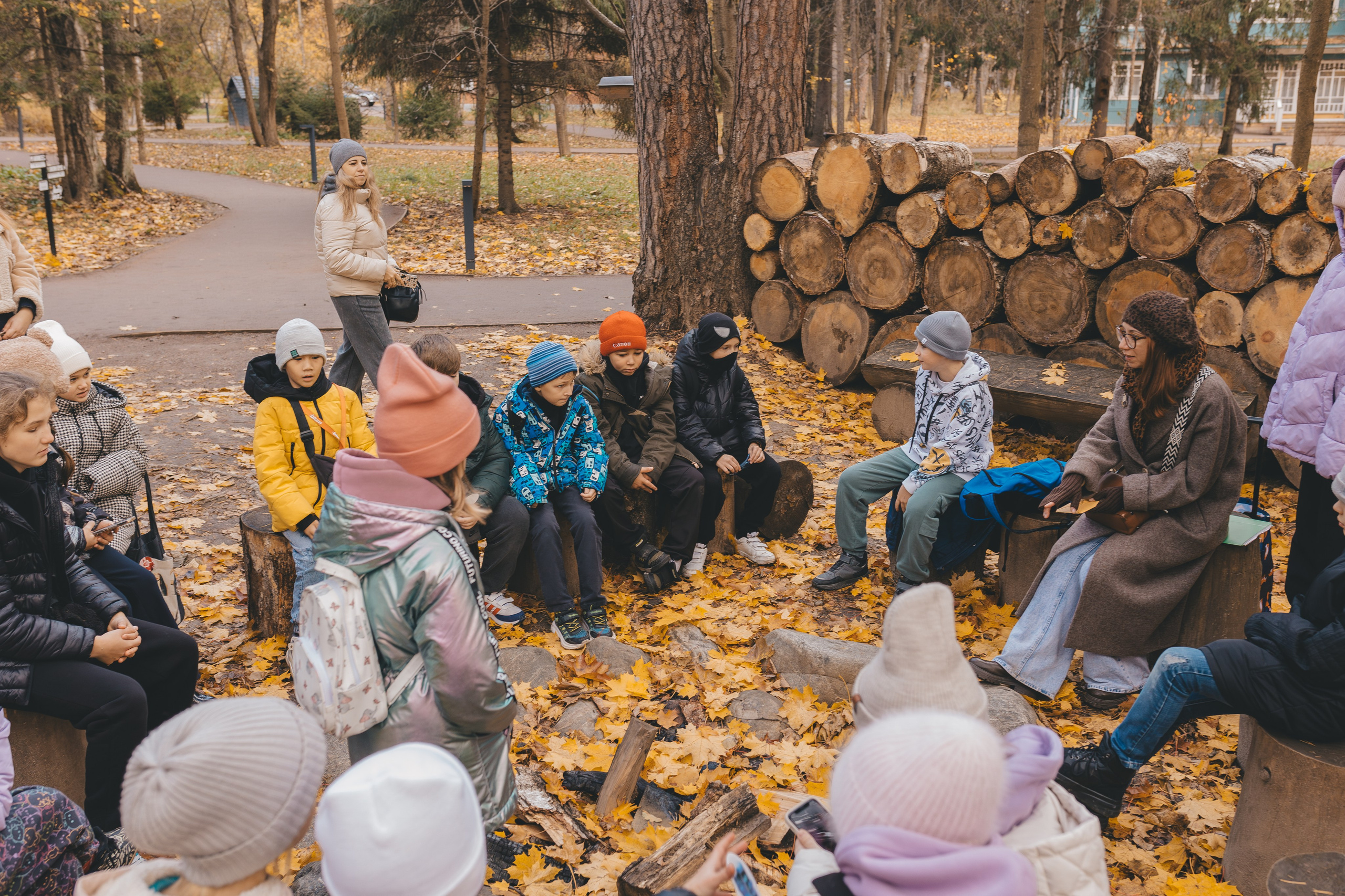 Репортаж школьной экскурсии. Семейный и женский фотограф в Москве Надежда Воробьева