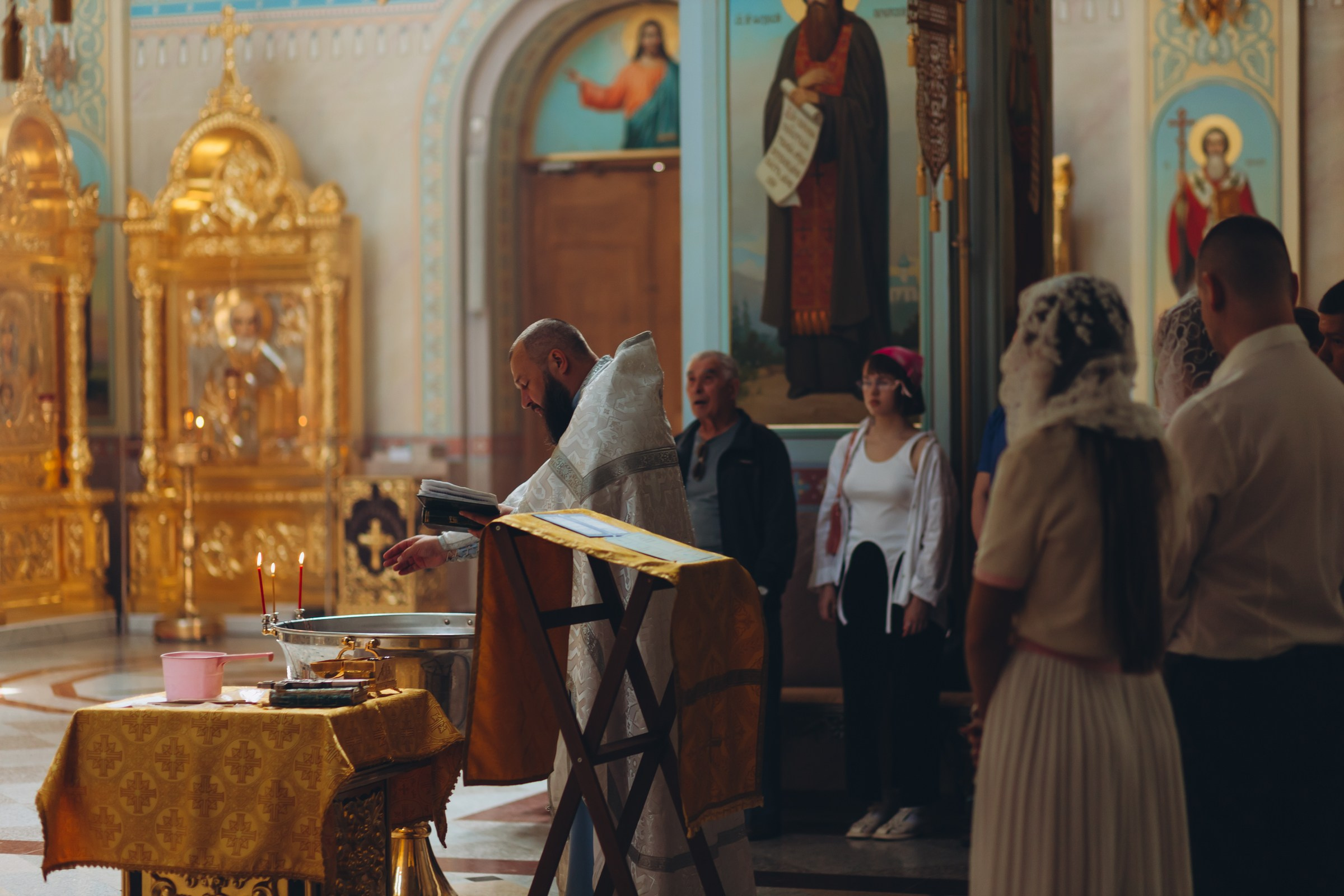 Крещение Давида. Семейный фотограф в Волгодонске Краченцева Анна