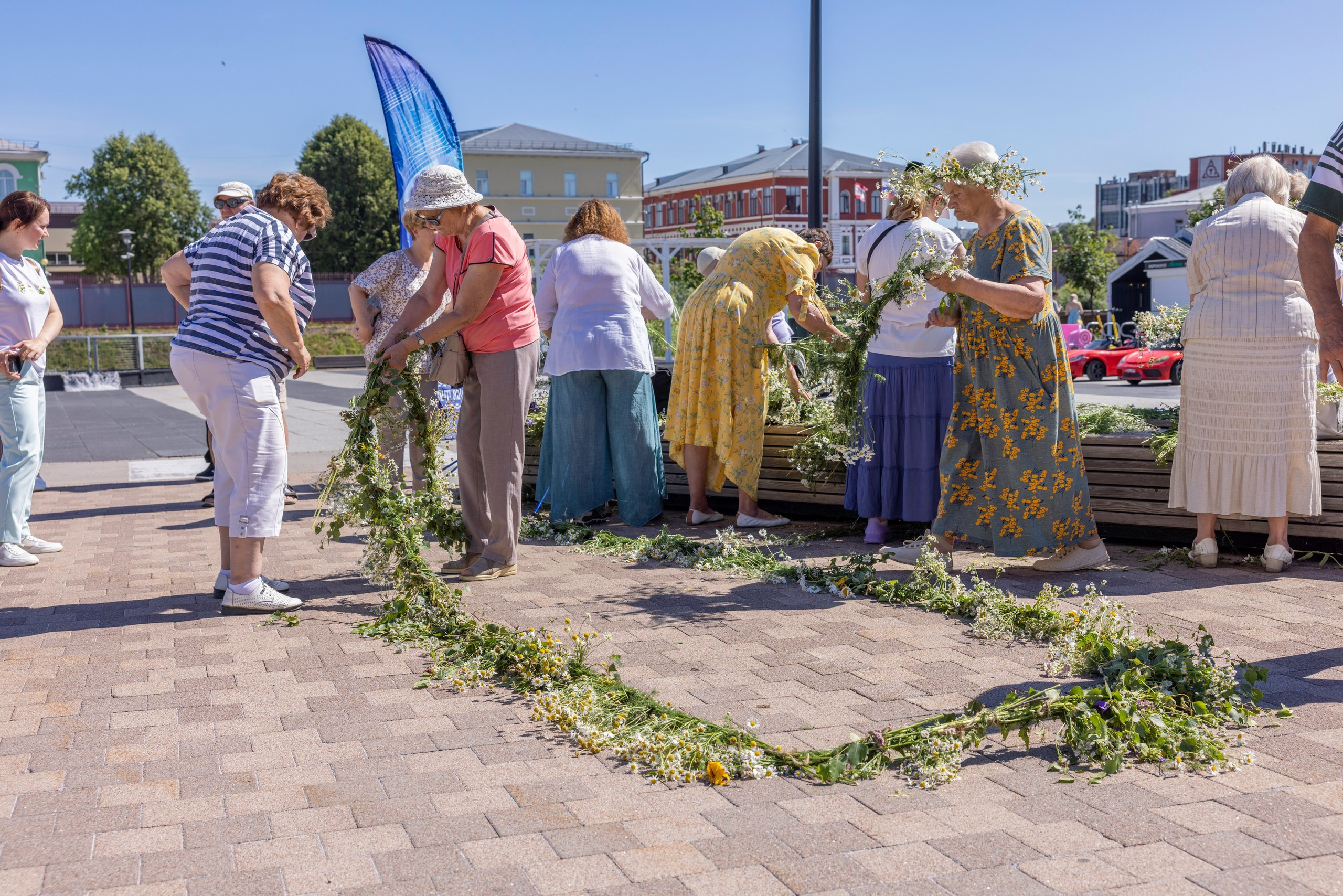 Фестиваль «Ромашковый хоровод». Северная ходьба. Фотограф в Туле Крупский АнДРей. Фотостудия «КАДР71» в Туле