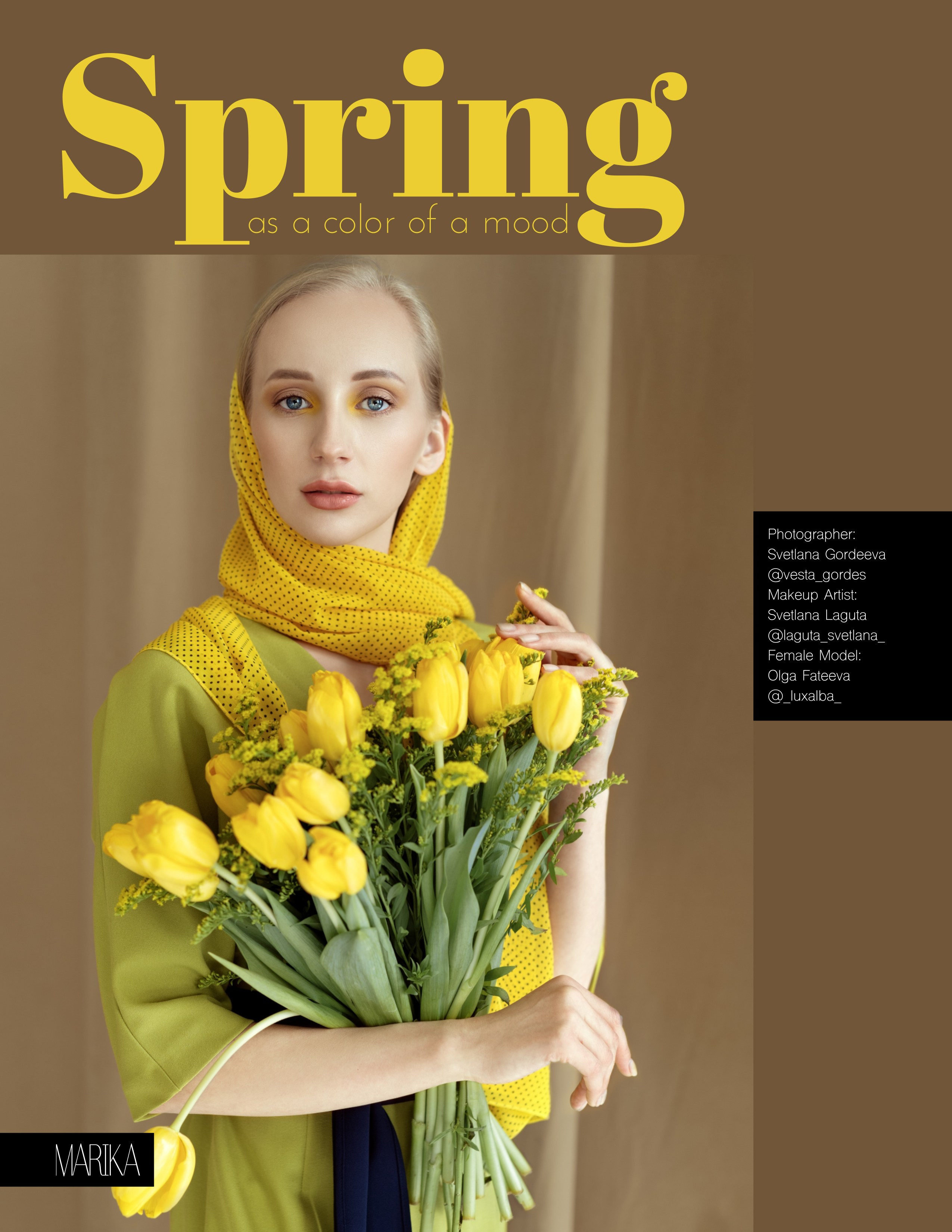 Хлопок и тюльпаны. Светлана Гордеева. Портретный фотограф