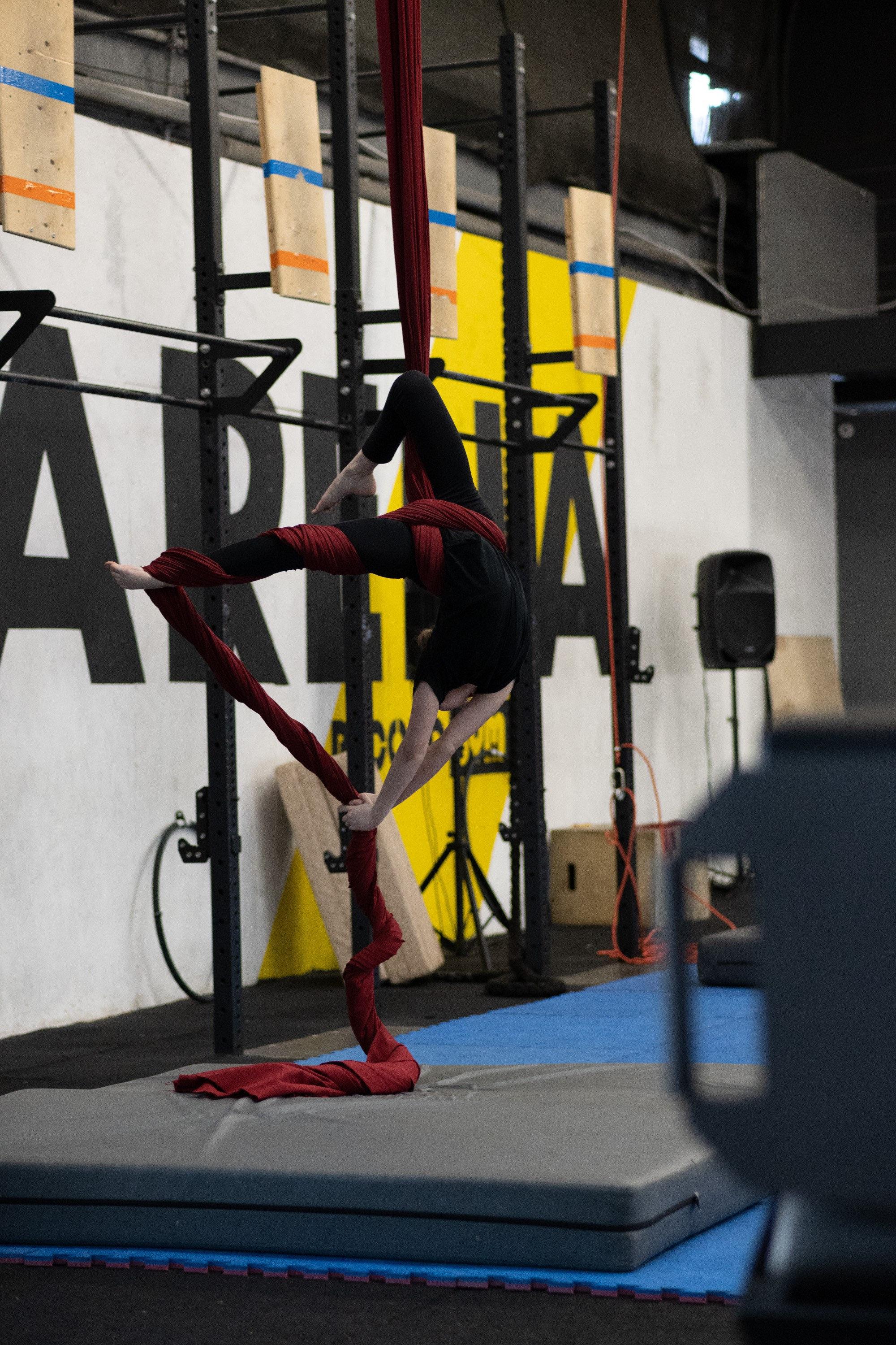 Внутриклубные соревнования по воздушной гимнастике 02.04.23