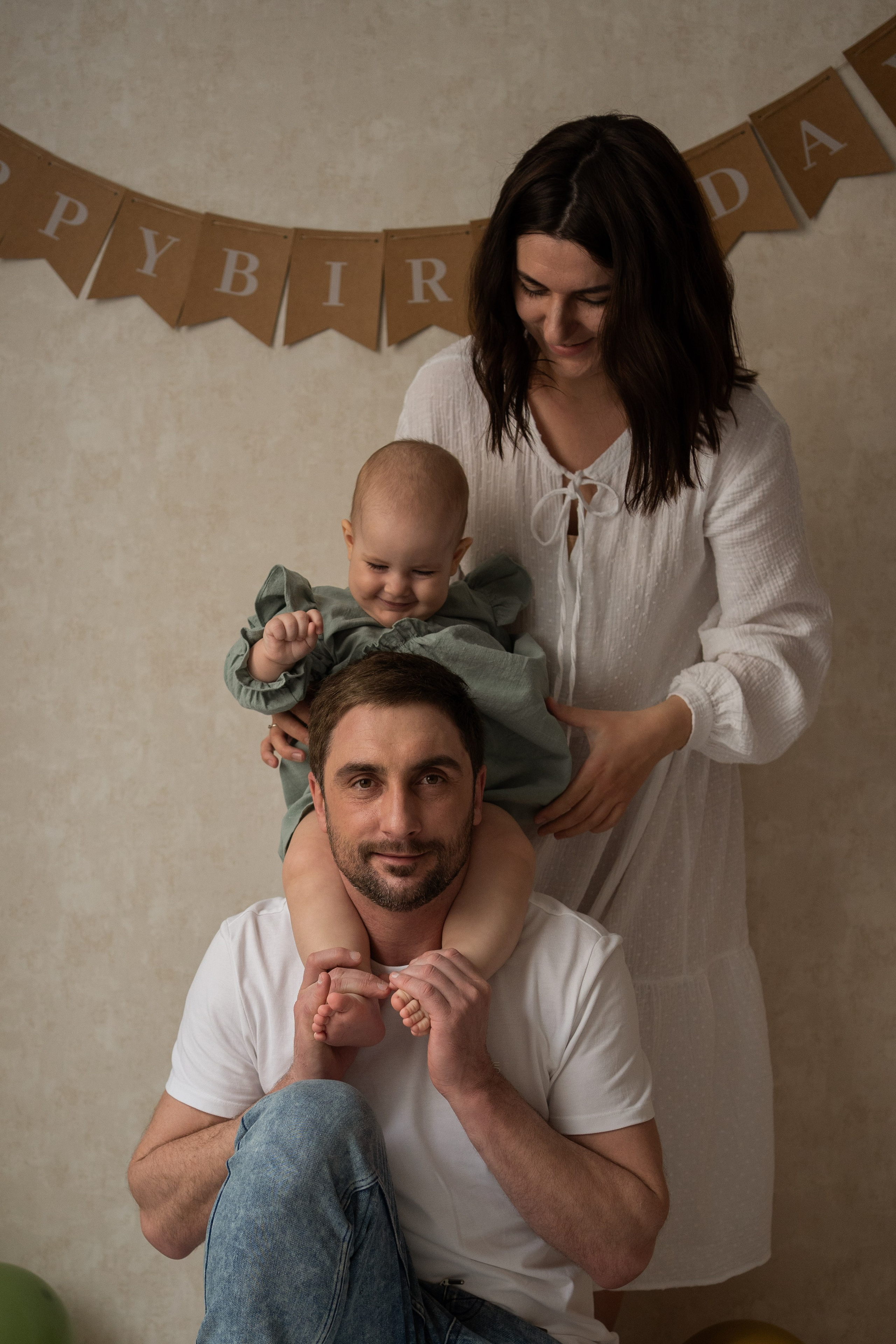 Домашняя фотосессия. Годик Еве. Фотограф грудного вскармливания в Москве Екатерина