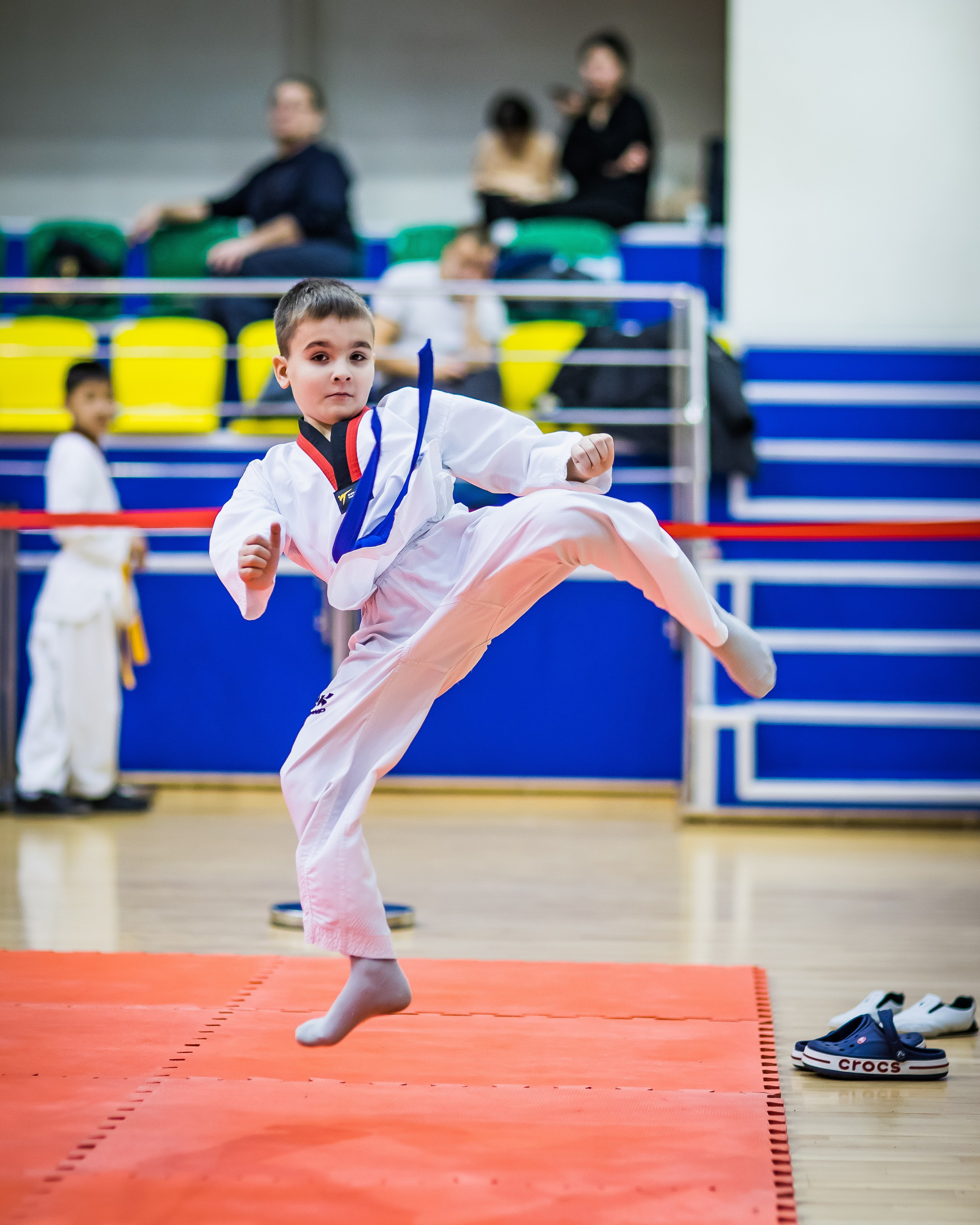 Турнир Федерации детского тхэквондо России по дисциплине ПХУМСЭ. Спортивный фотограф Максим Серегин