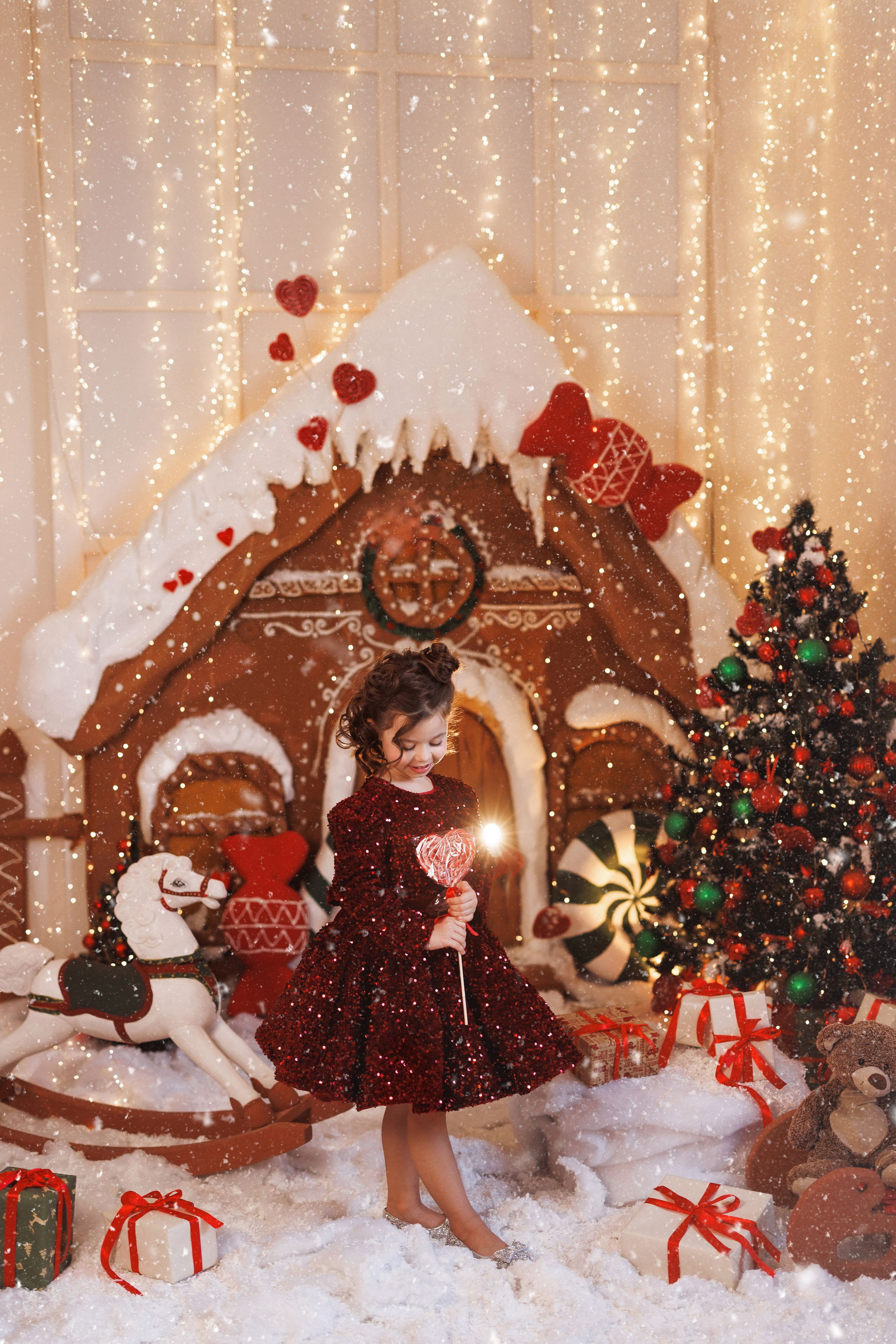 Детская новогодняя фотосессия в фотостудии «Alice», город Краснодар. Семейный и детский фотограф в Краснодаре Анна Трашкова
