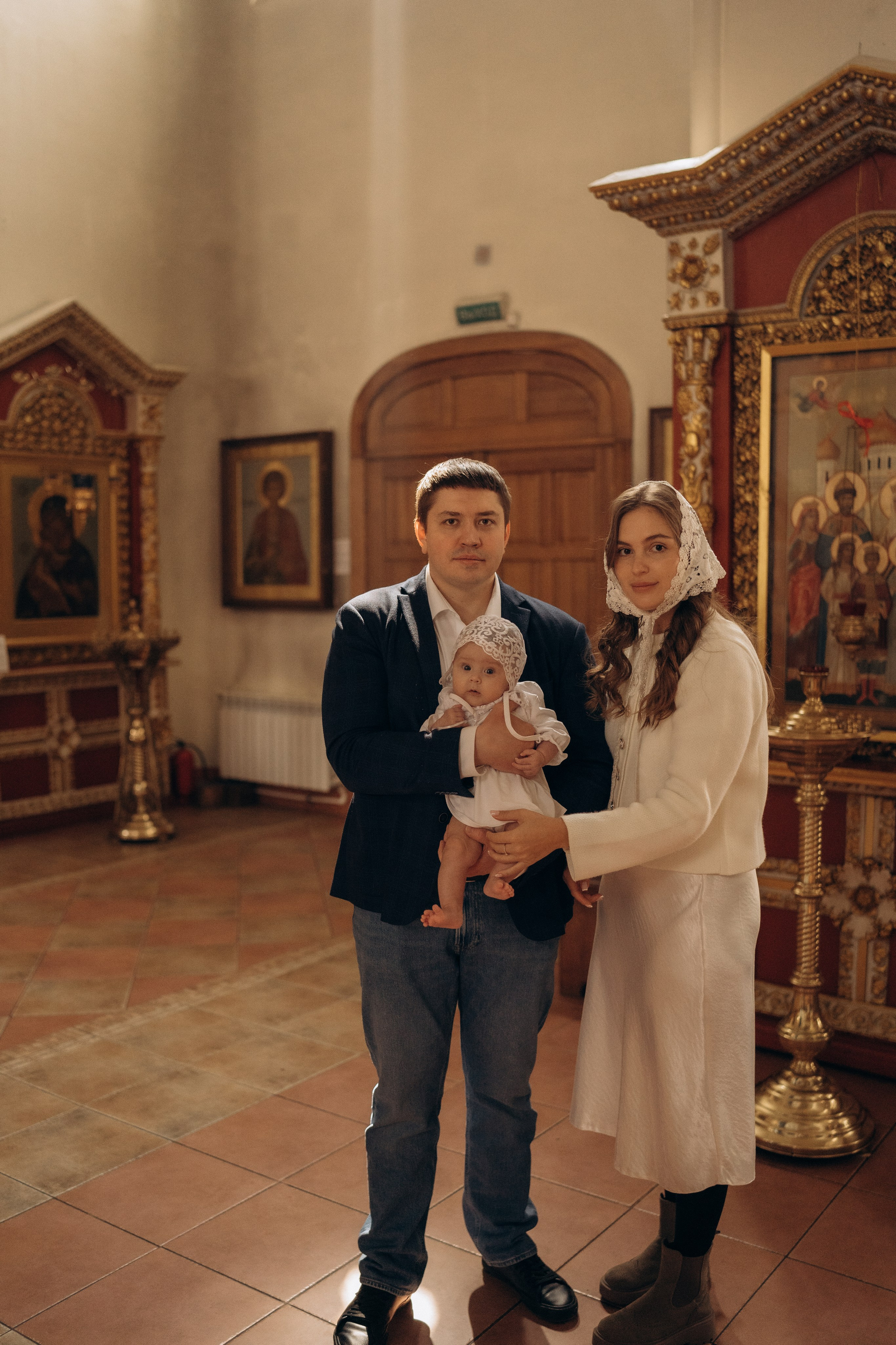 Крещение Серафимы. Фотограф новорождённых и семейный фотограф в Иваново Любовь Капранова