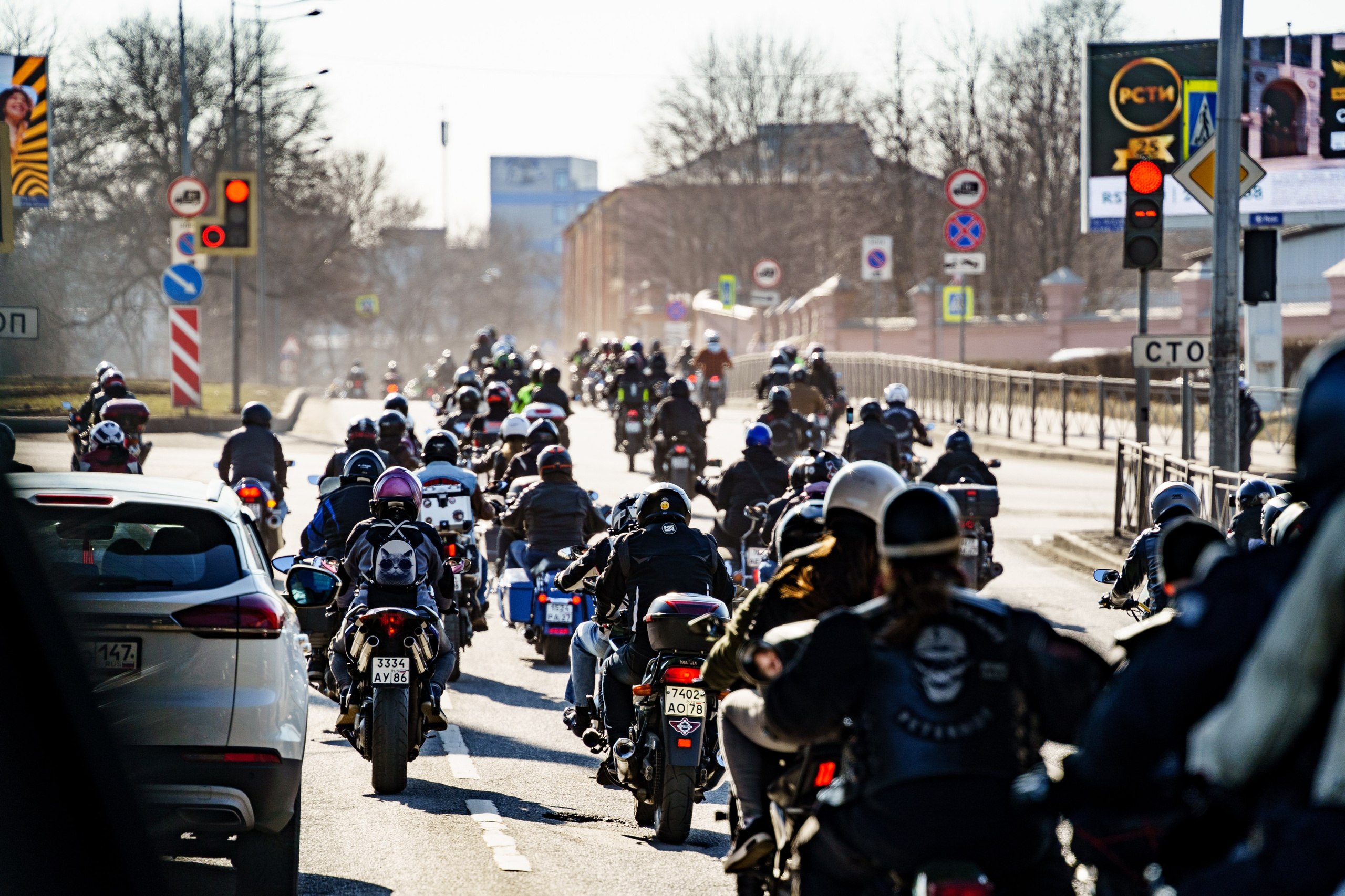 Прохват мотоклуба Norman Riders ч.1. Концертный и репортажный фотограф в Санкт-Петербурге Слава Пахомов