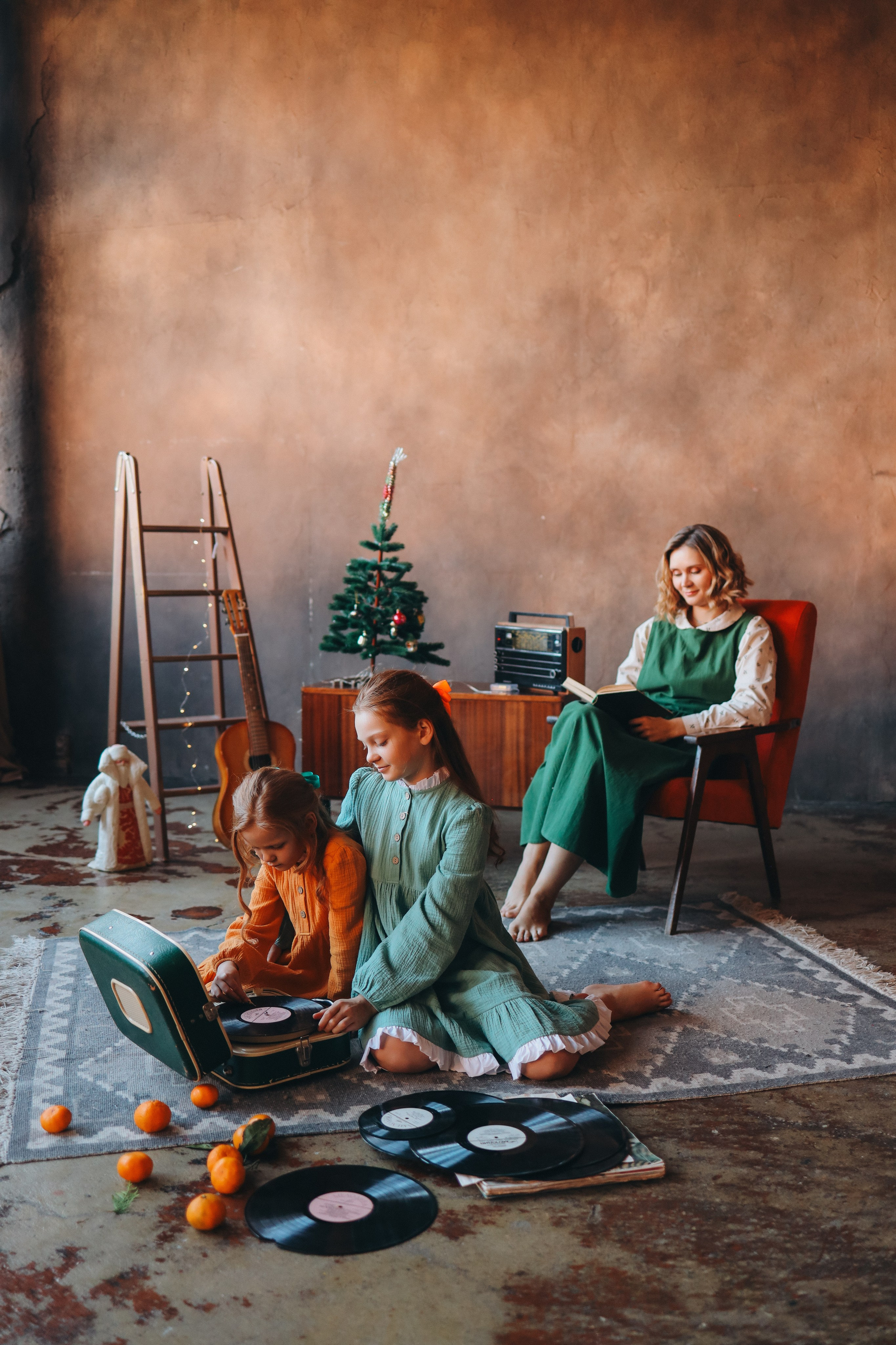 Мама и дочки в фотостудии Чувство. Marina Shakirova Photography