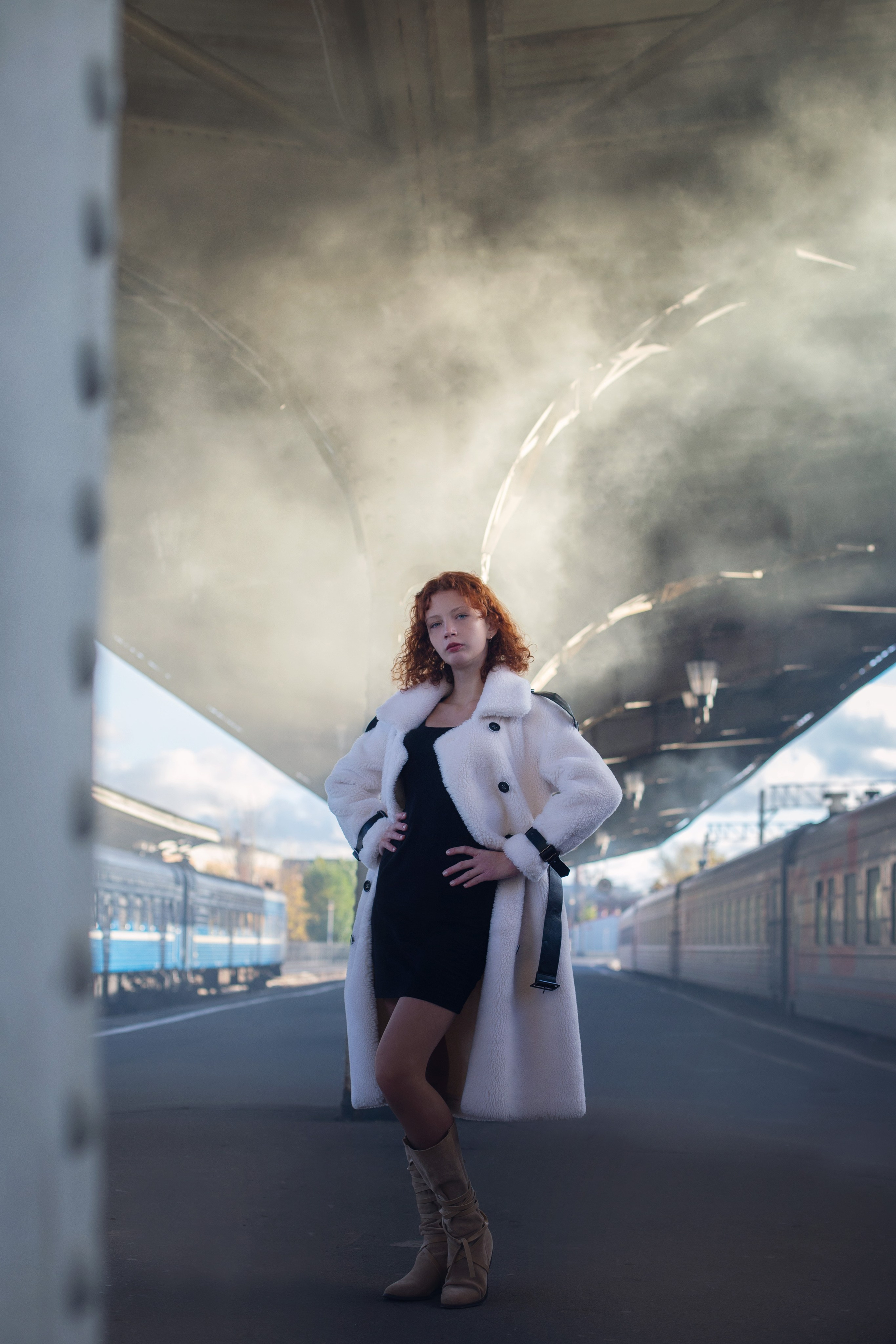 Кира. Витебский вокзал. Семейный фотограф в Санкт-Петербурге