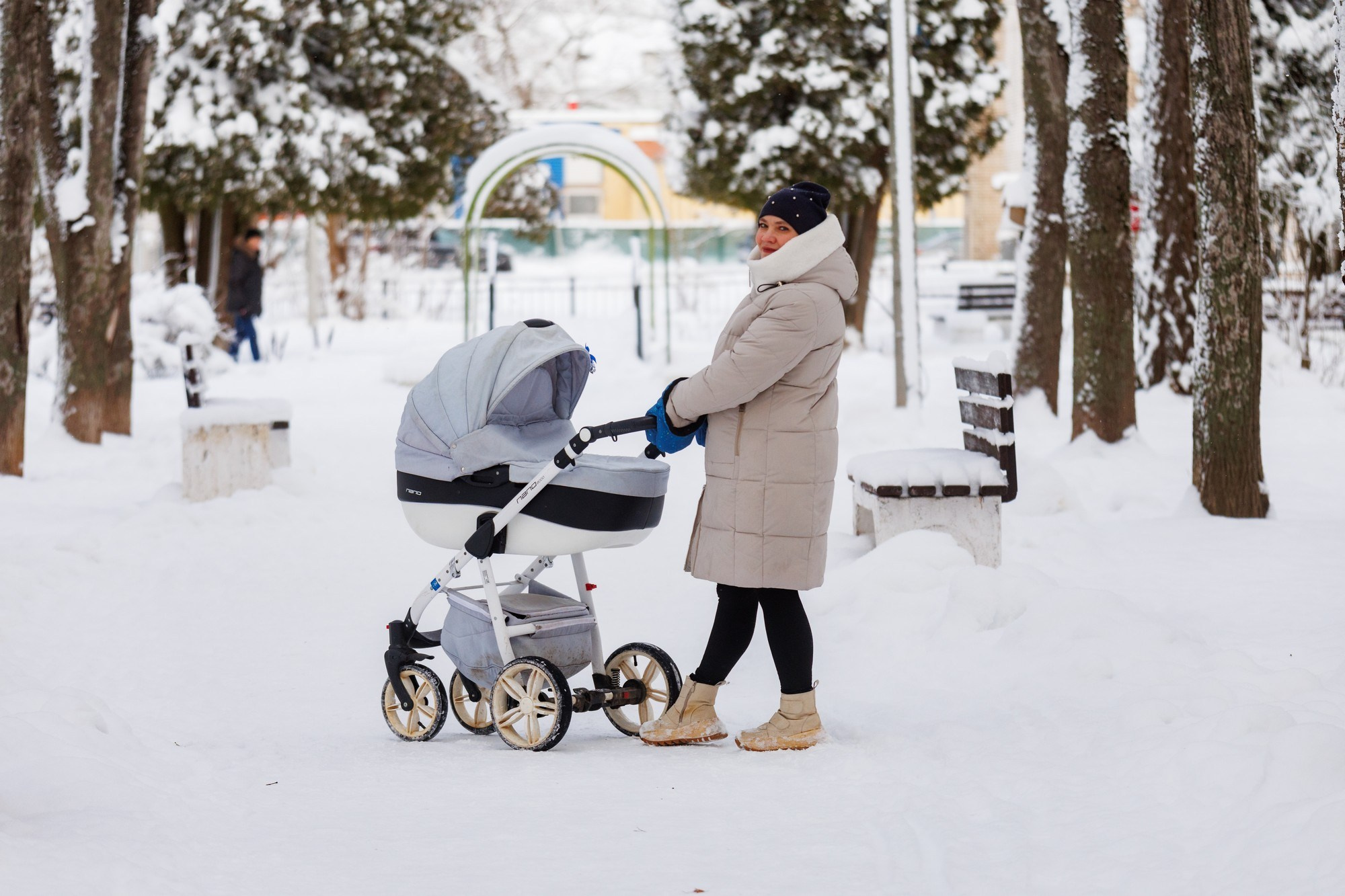 В зимнем парке с Юлией. Свадебный и семейный фотограф в г. Волхов Алексей Кочерыжкин