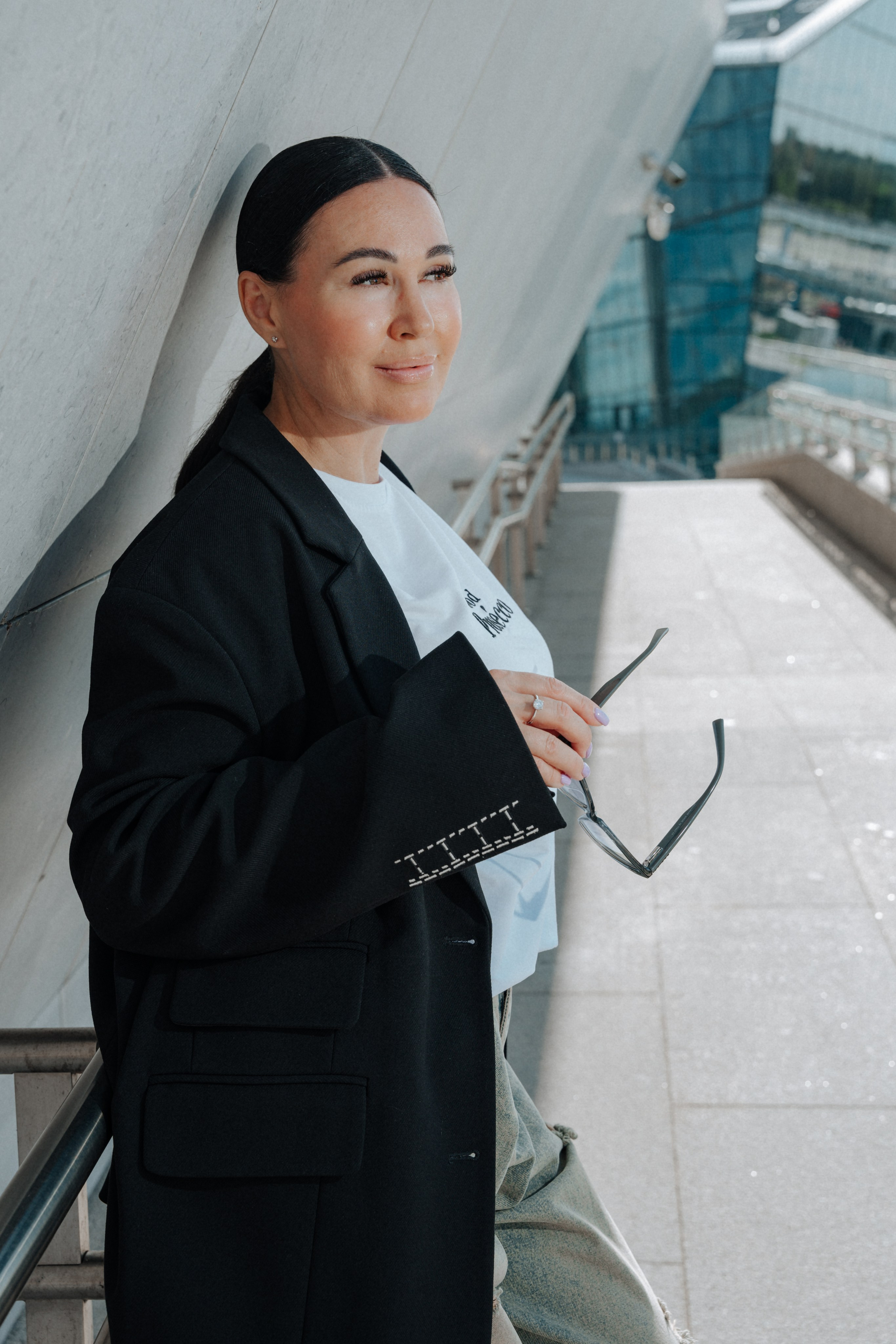 Елена. Лахта центр. Портретный фотограф в Санкт-Петербурге Дмитриева Наталия