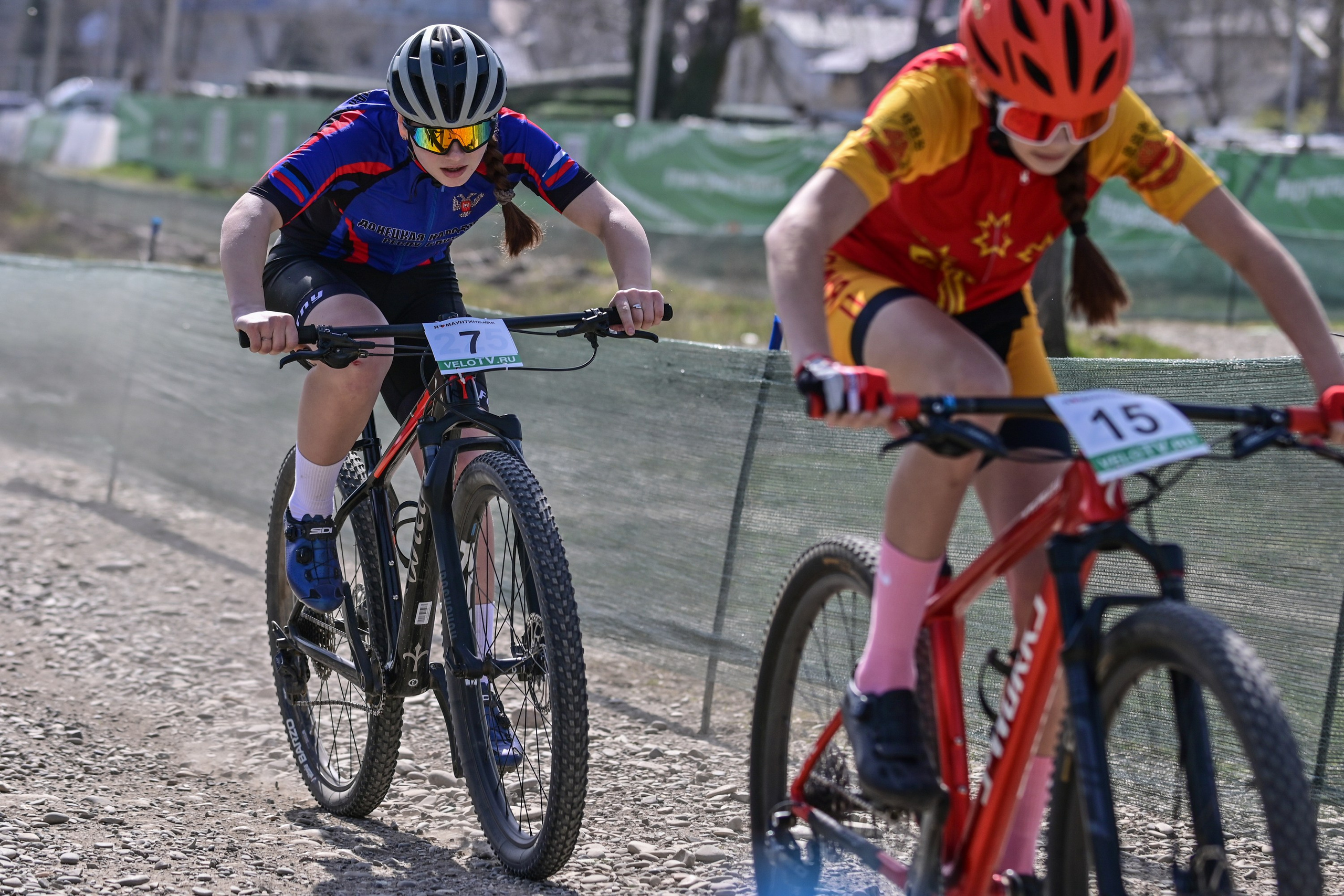 Маунтинбайк, кросс-кантри в Архипо-Осиповке 16 марта 2025. Спортивный фотограф, фотожурналист Павел Ларькин