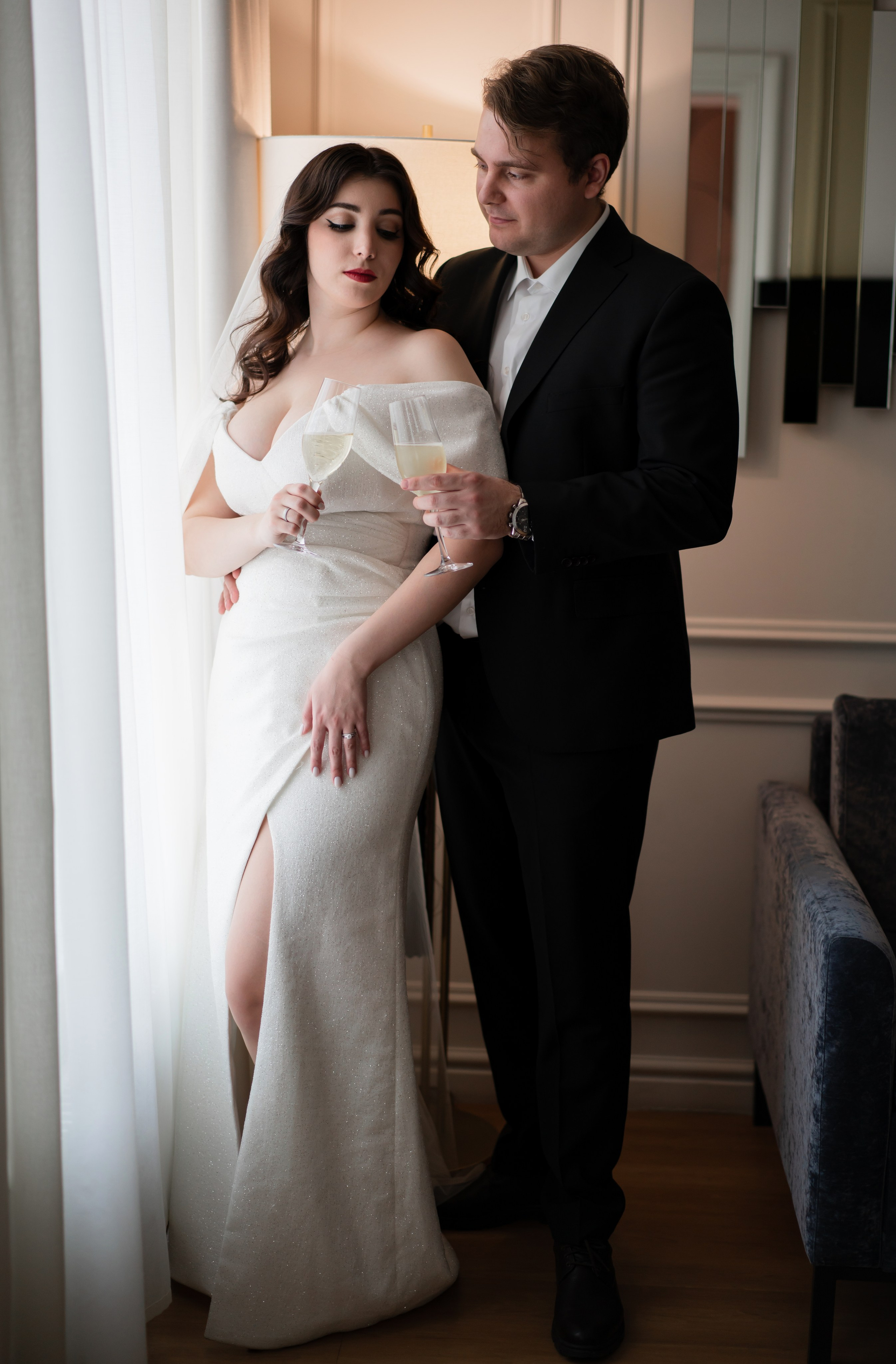 Виолетта & Дмитрий / Moscow Marriott Imperial Plaza. Свадебный фотограф Вера Климова