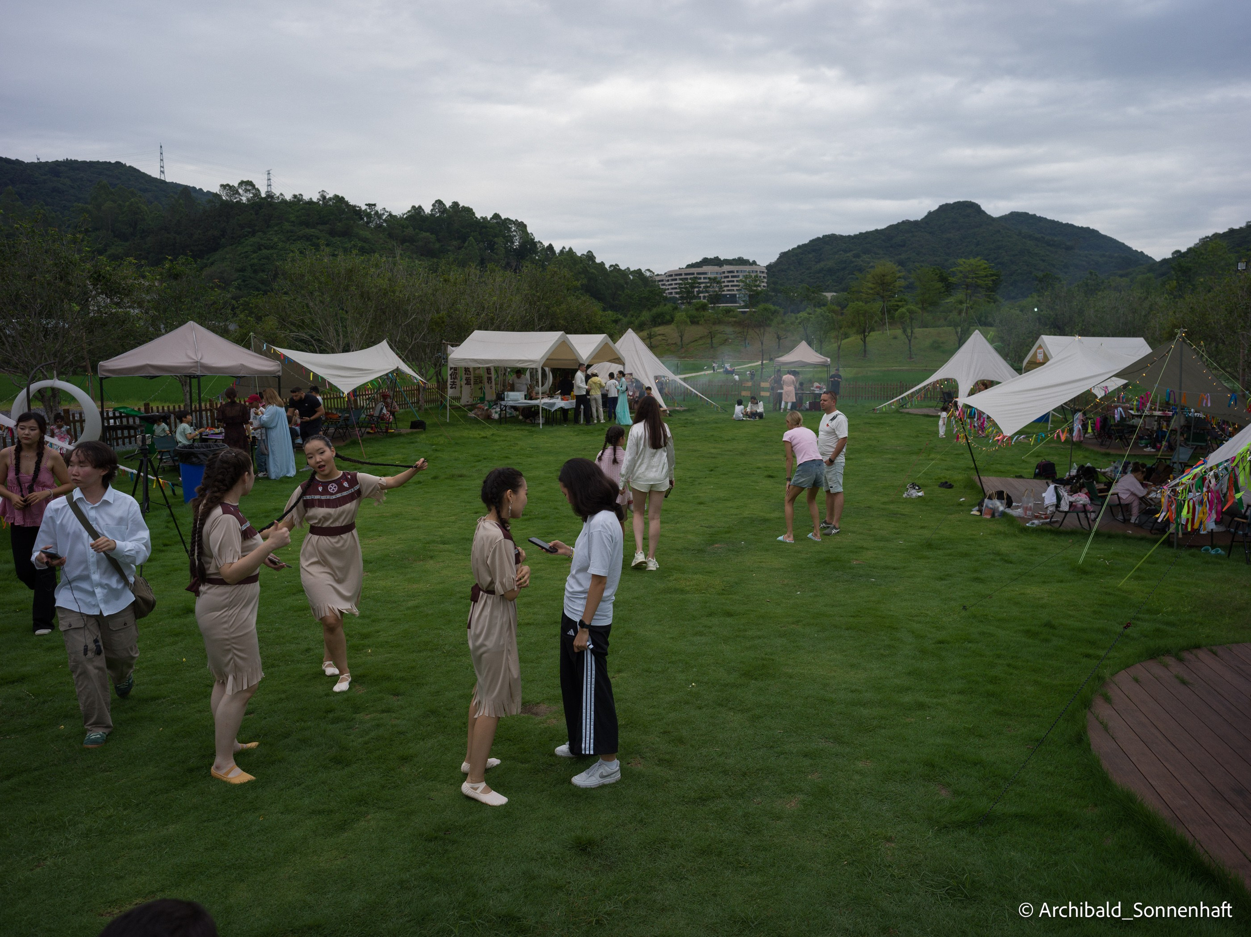 Yakuts festival of rebirth of nature after a hard winter. Photographer in Guangzhou, China. Archibald Sonnenhaft