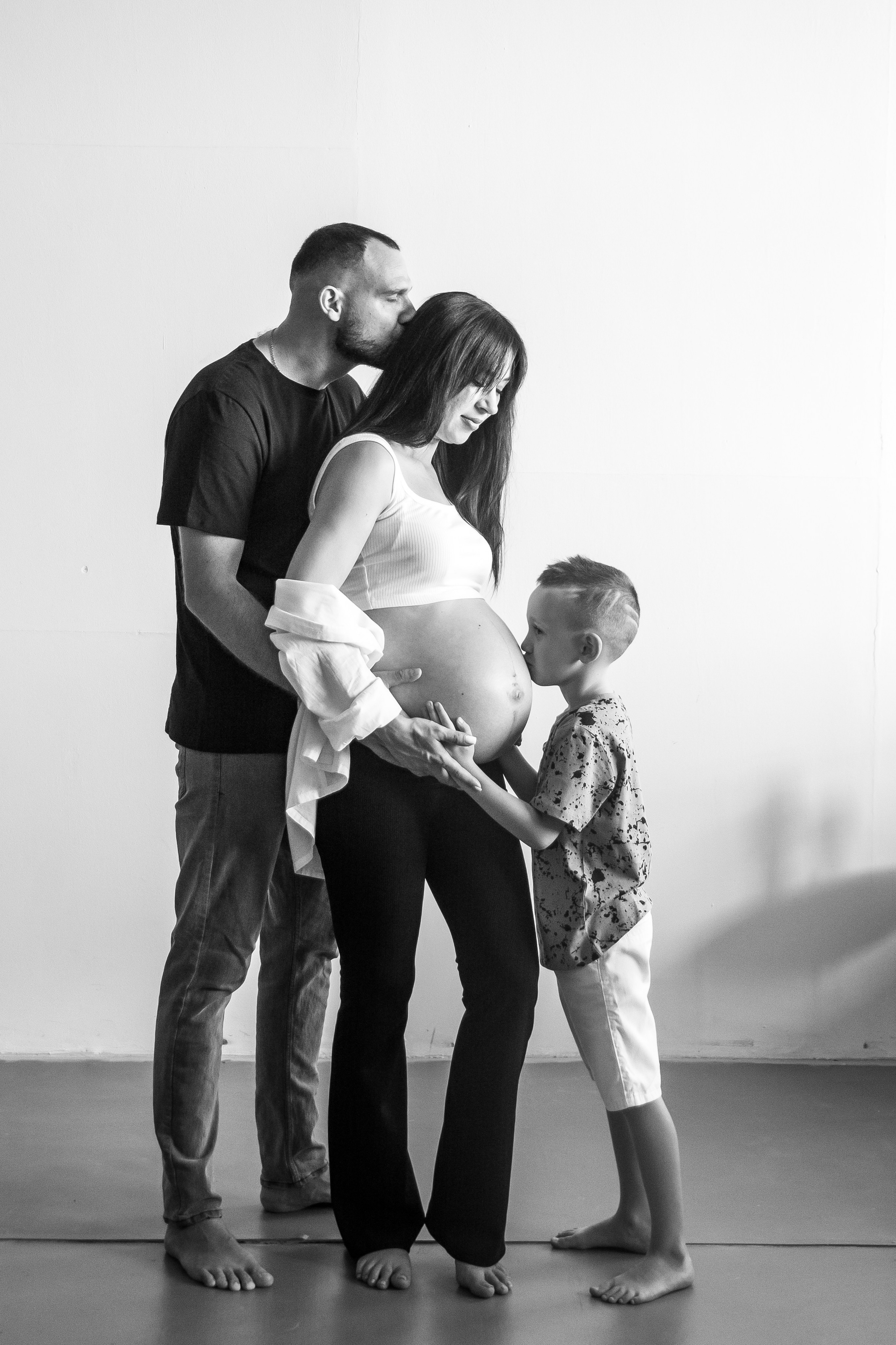 Фотосессия беременности Юля с семьей. Семейный и детский фотограф Кущ Наташа