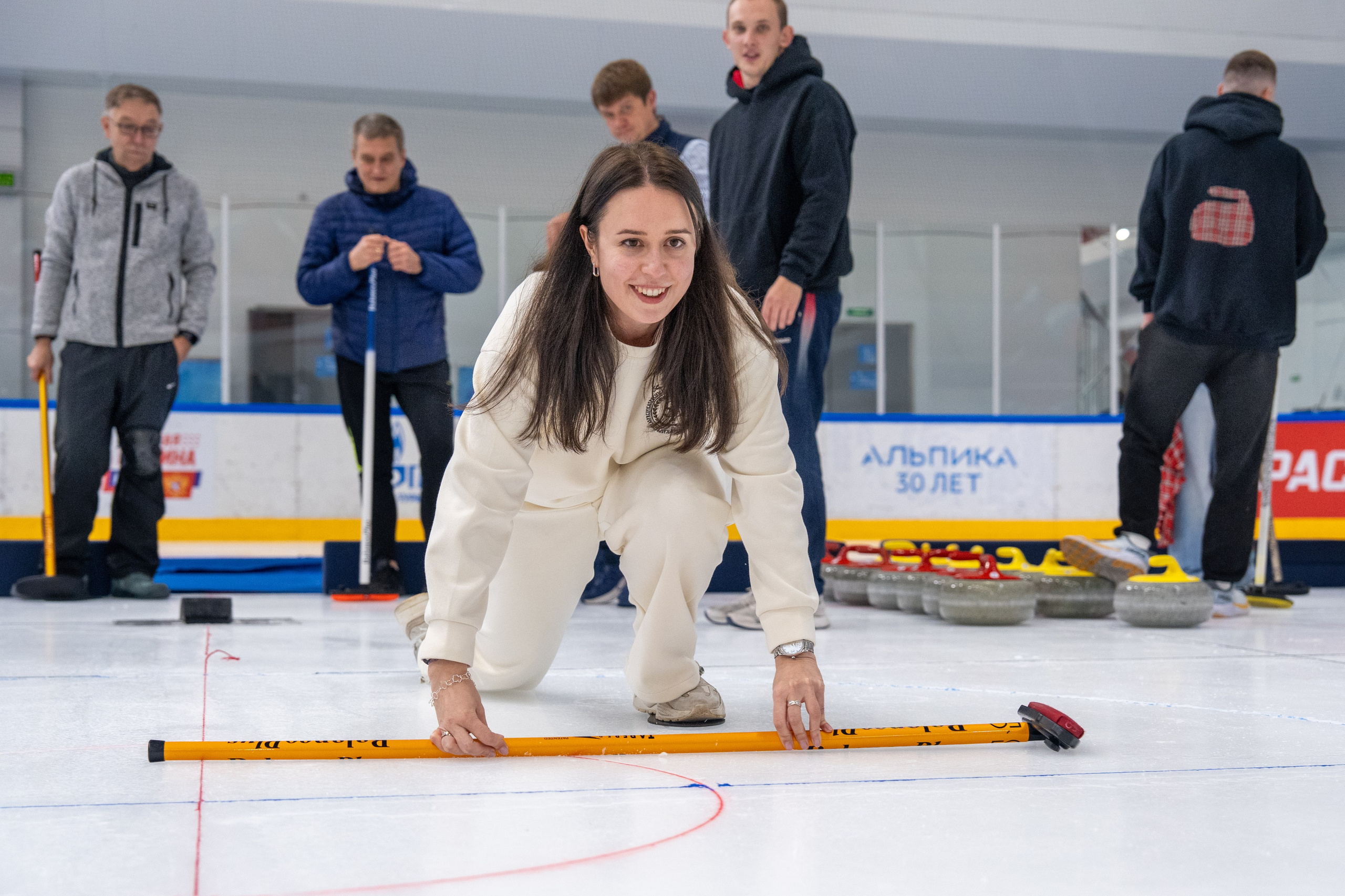 Керлинг для компании Р-Фарм. Репортажный фотограф в Красной Поляне и Сочи Павлюченко Екатерина