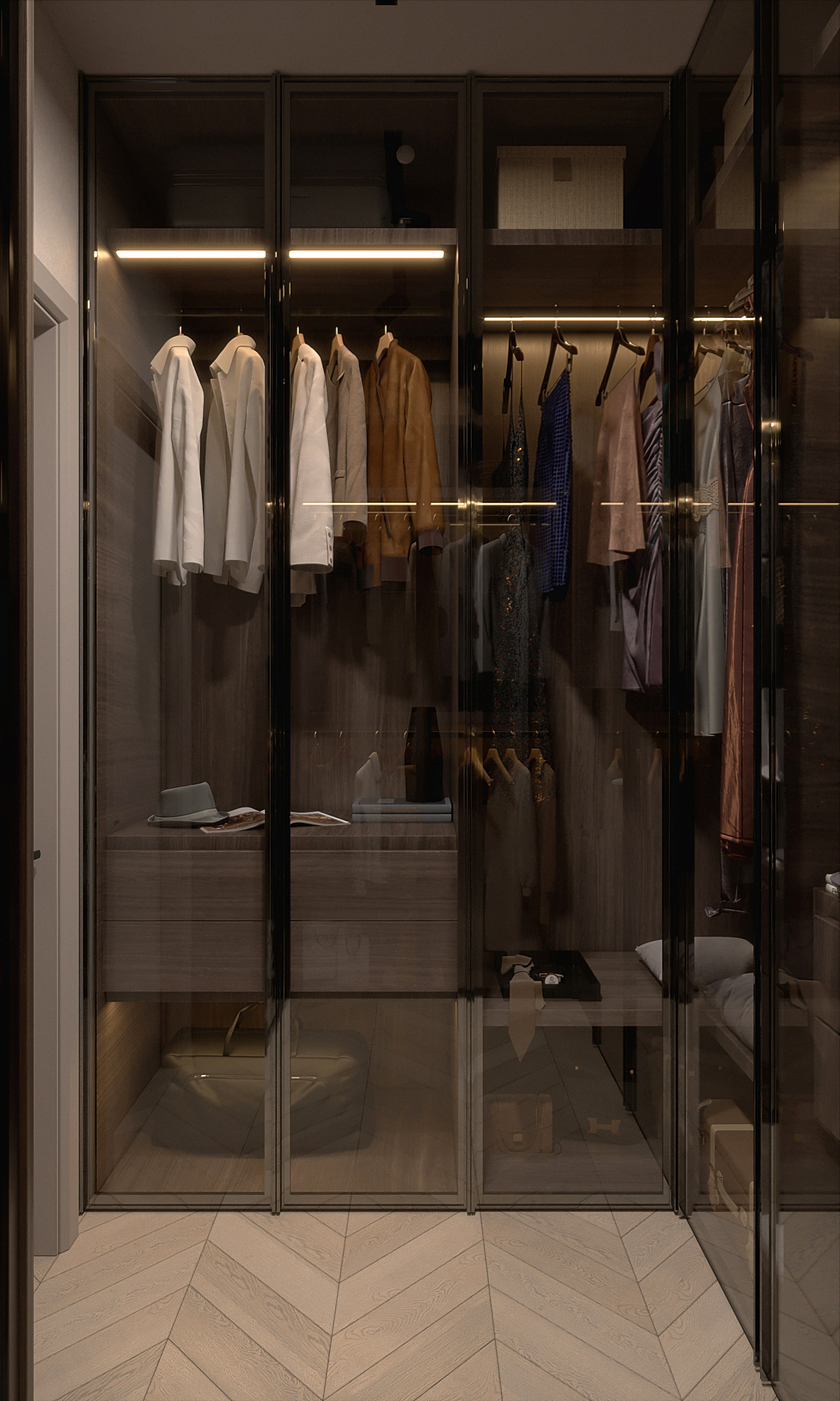 Квартира 64 кв.м. Юлия Григорьева — 3D визуализатор