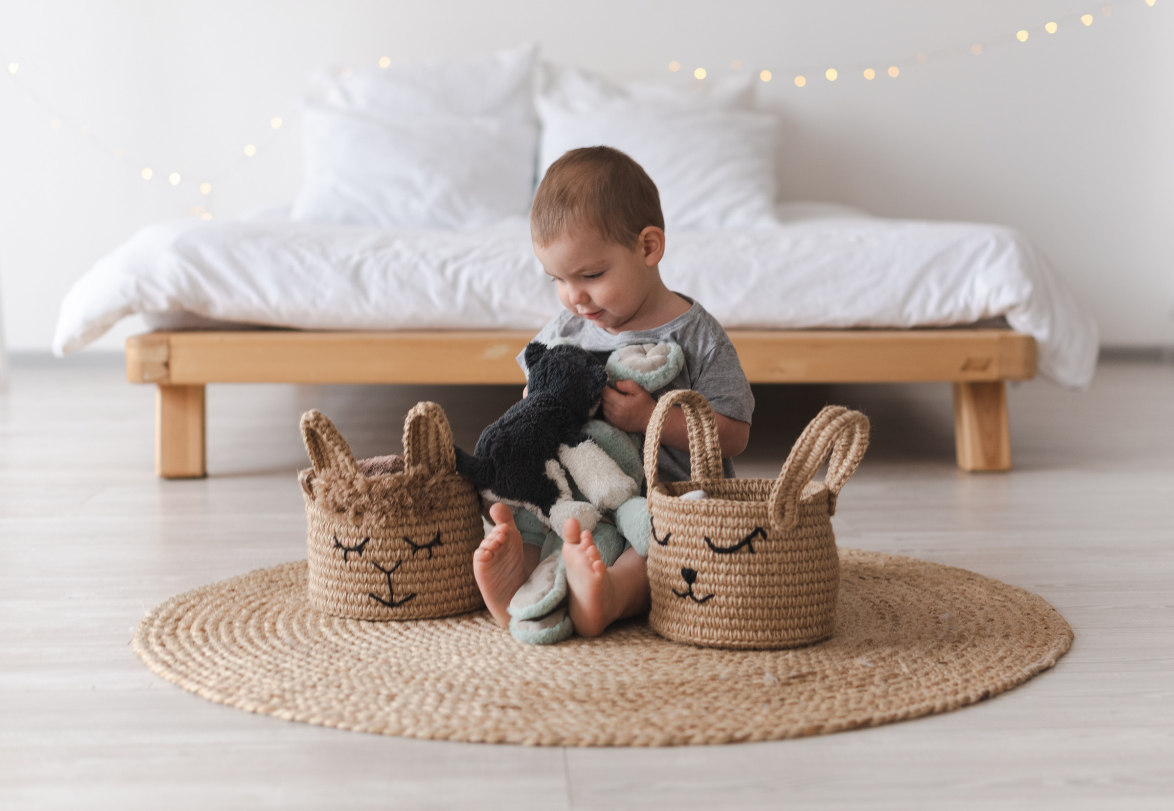 Съёмка корзин для хранения и джутовых изделий для для маркетплейса ozon и wildberries, и для социальных сетей. Предметный фотограф Санкт-Петербург