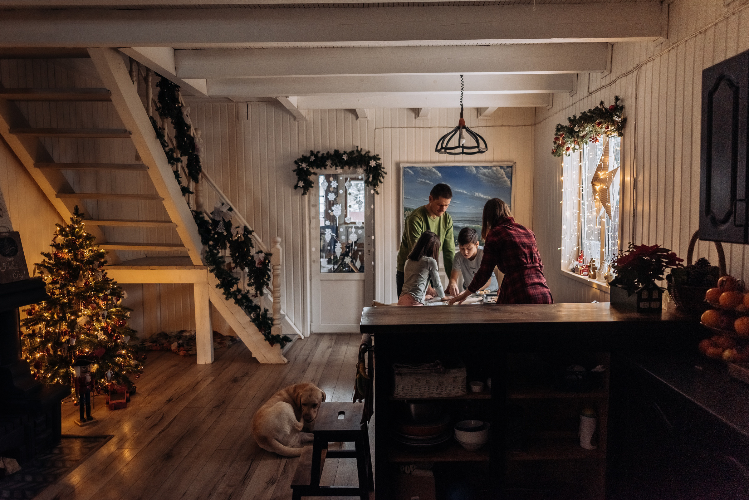 Вся семья в сборе, пекут печенье. Предметный фотограф Санкт-Петербург