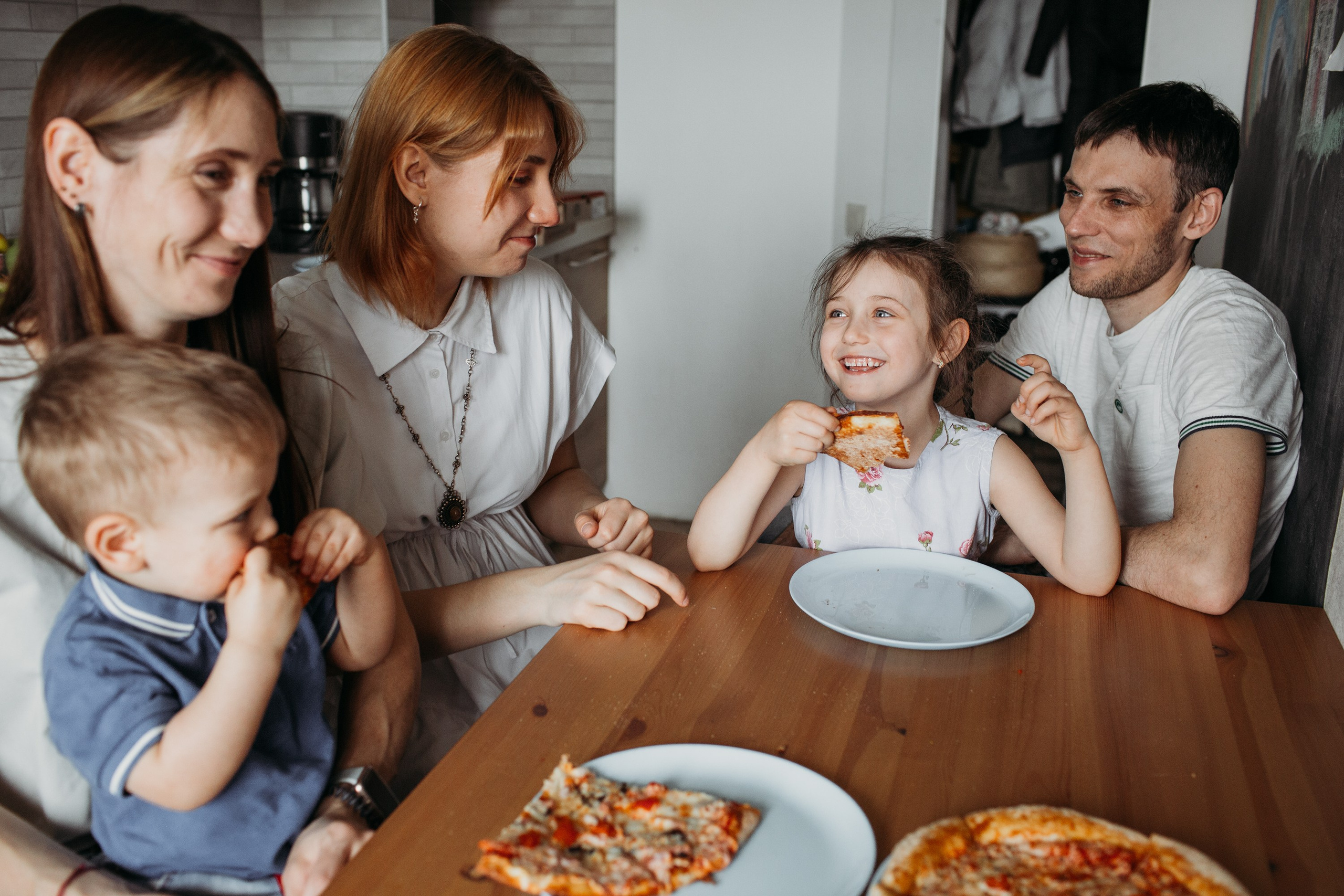 Юра, Катя, Лиза, Настя, Андрей. Семейный фотограф Томск