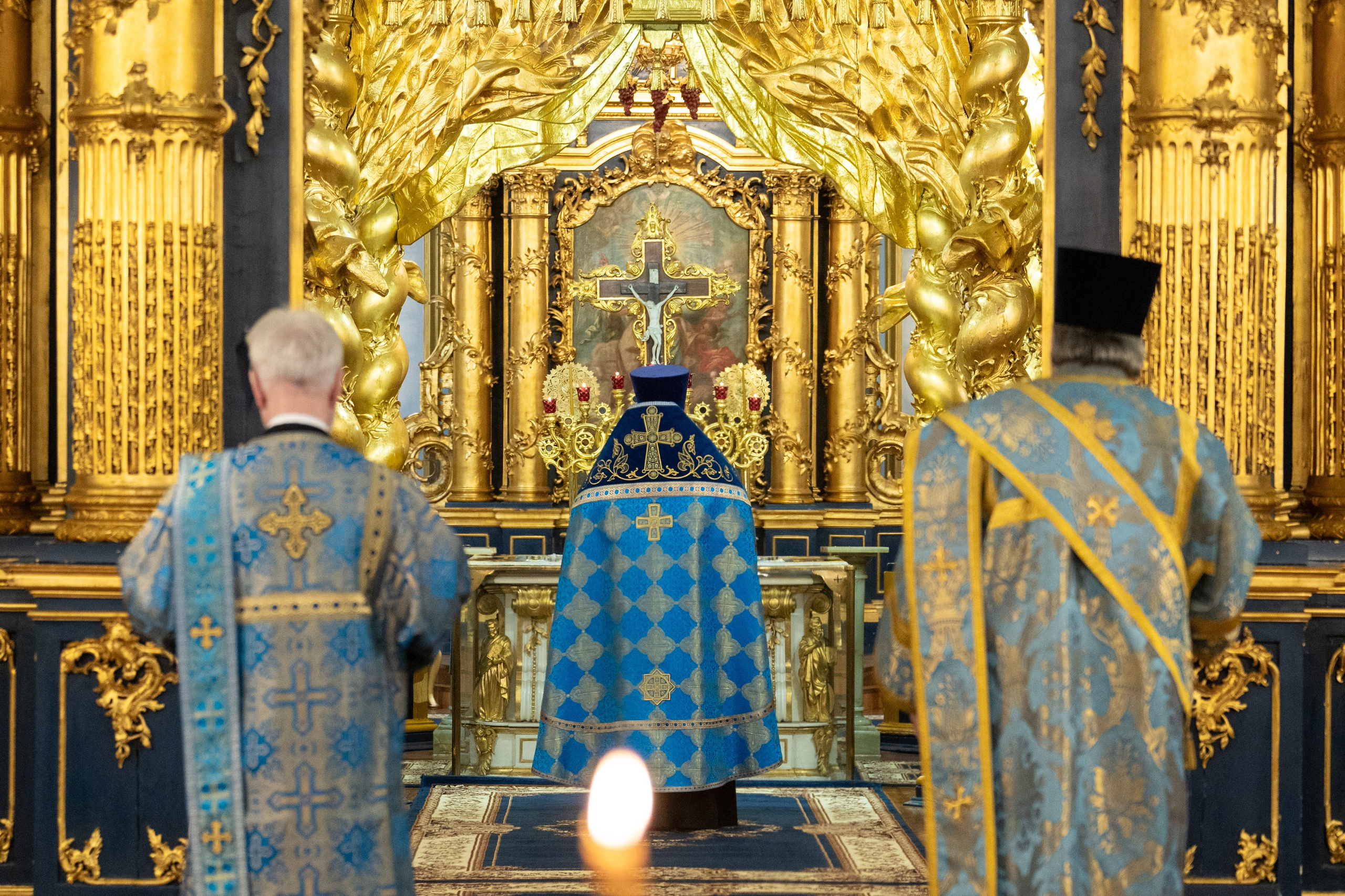 Утреня с акафистом Пресвятой Богородице. НИКОЛО-БОГОЯВЛЕНСКИЙ МОРСКОЙ СОБОР
