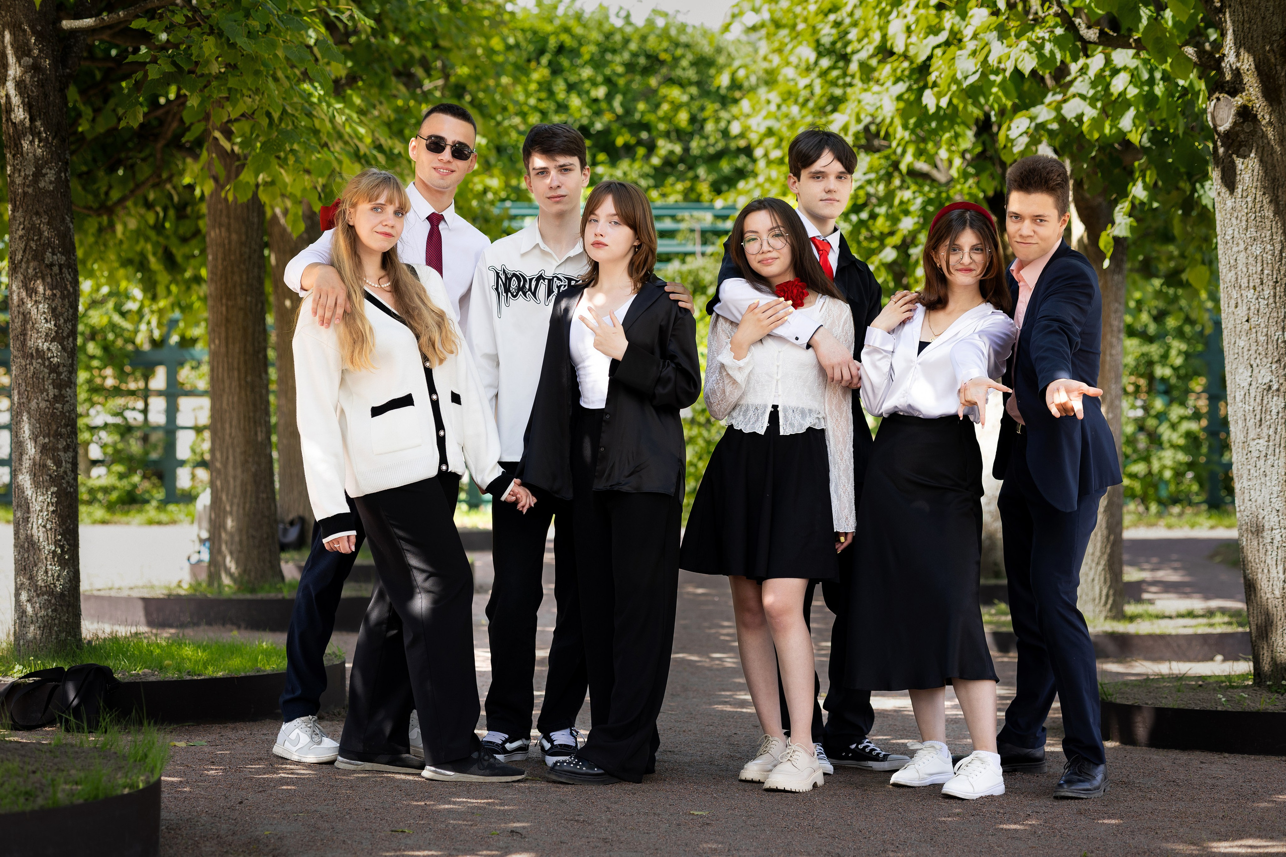 11 класс в Петергофе. Выпускные альбомы. Школьный и семейный фотограф Виктория Игнатьева