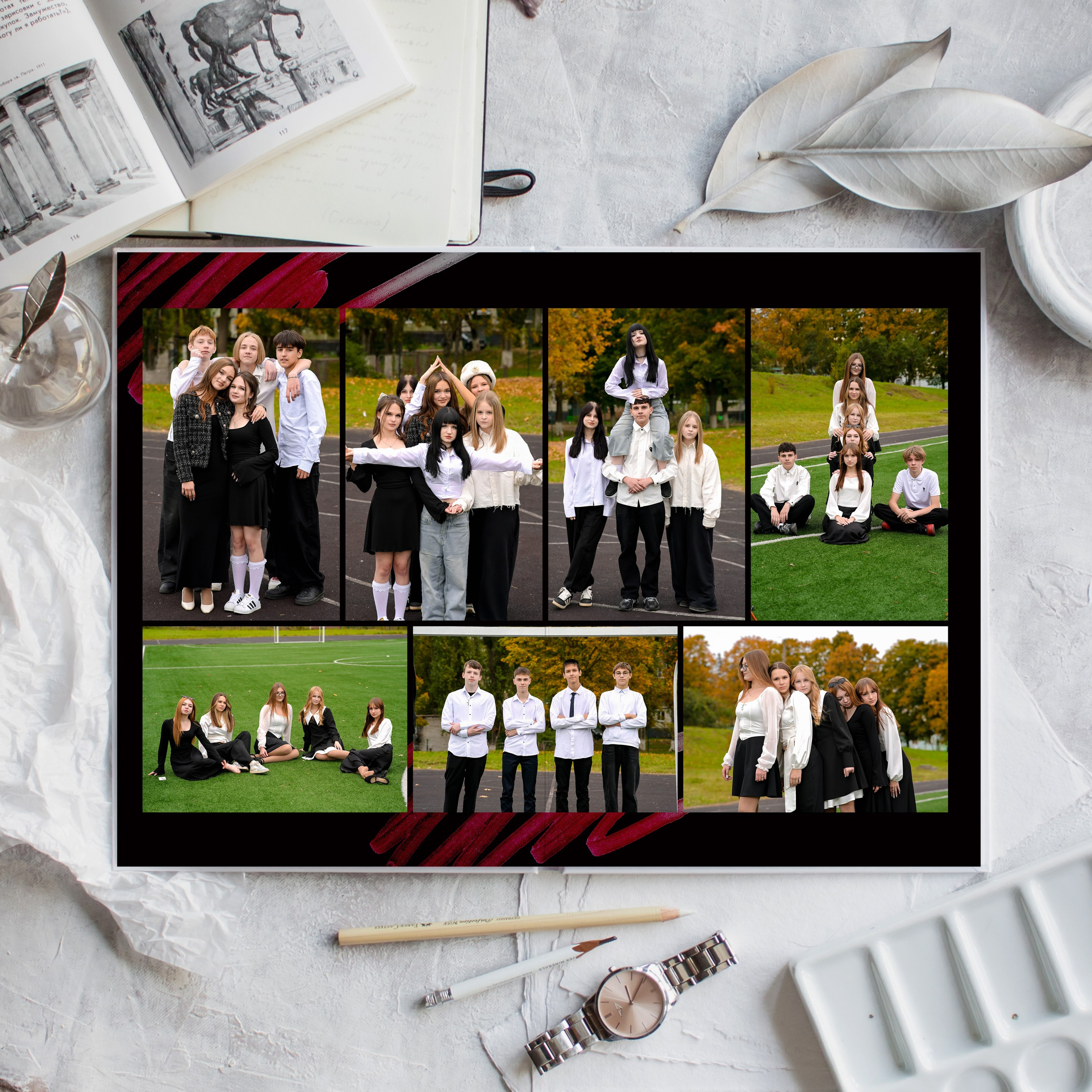 Выпускные фотокниги 9-11 классы. Студия выпускных альбомов Тульская область