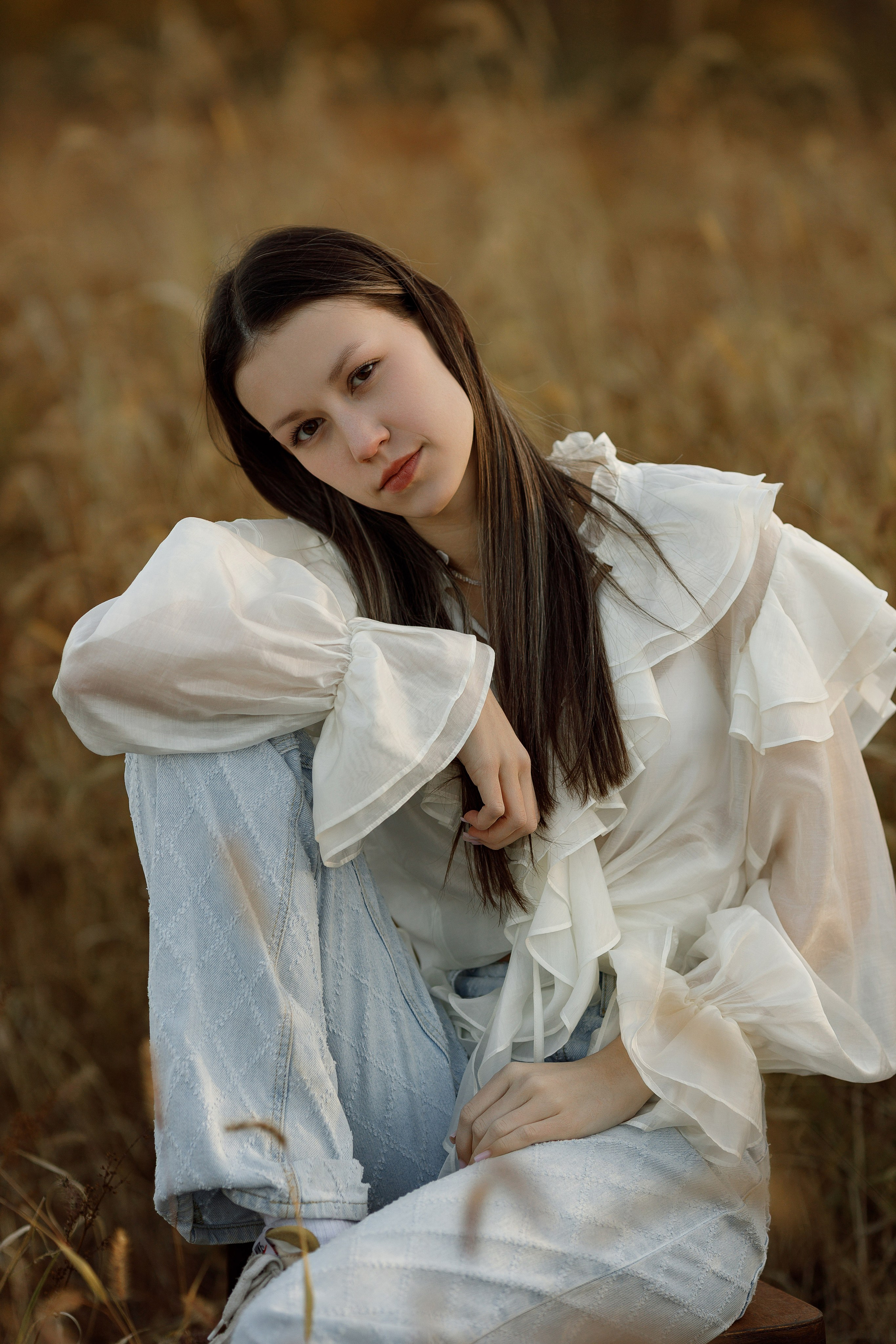 Осень 11 класс (съемка в поле). Photoalbum-vl.ru