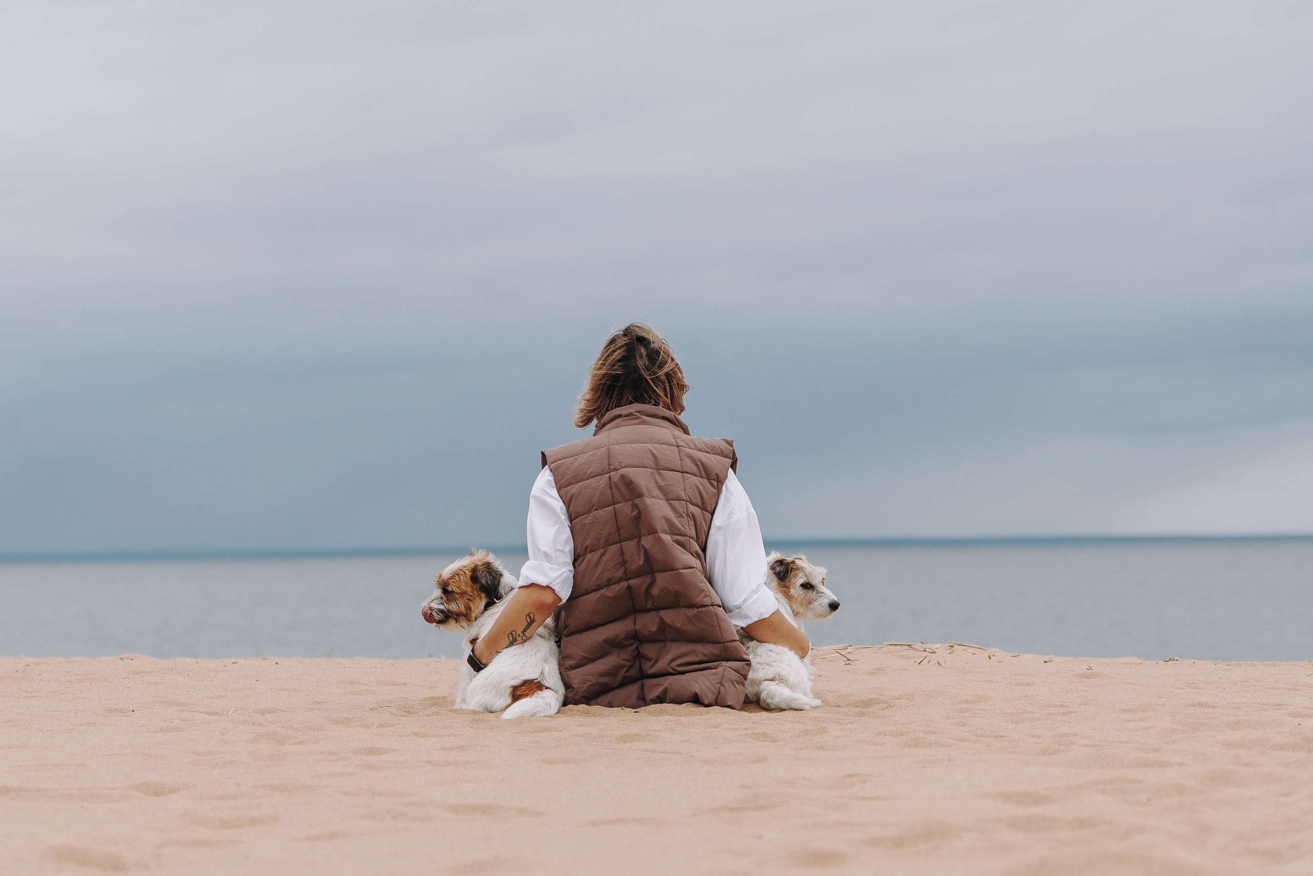 Оля, Ларс и Лукас. Фотограф анималист в Спб недорого Олеся Майорова