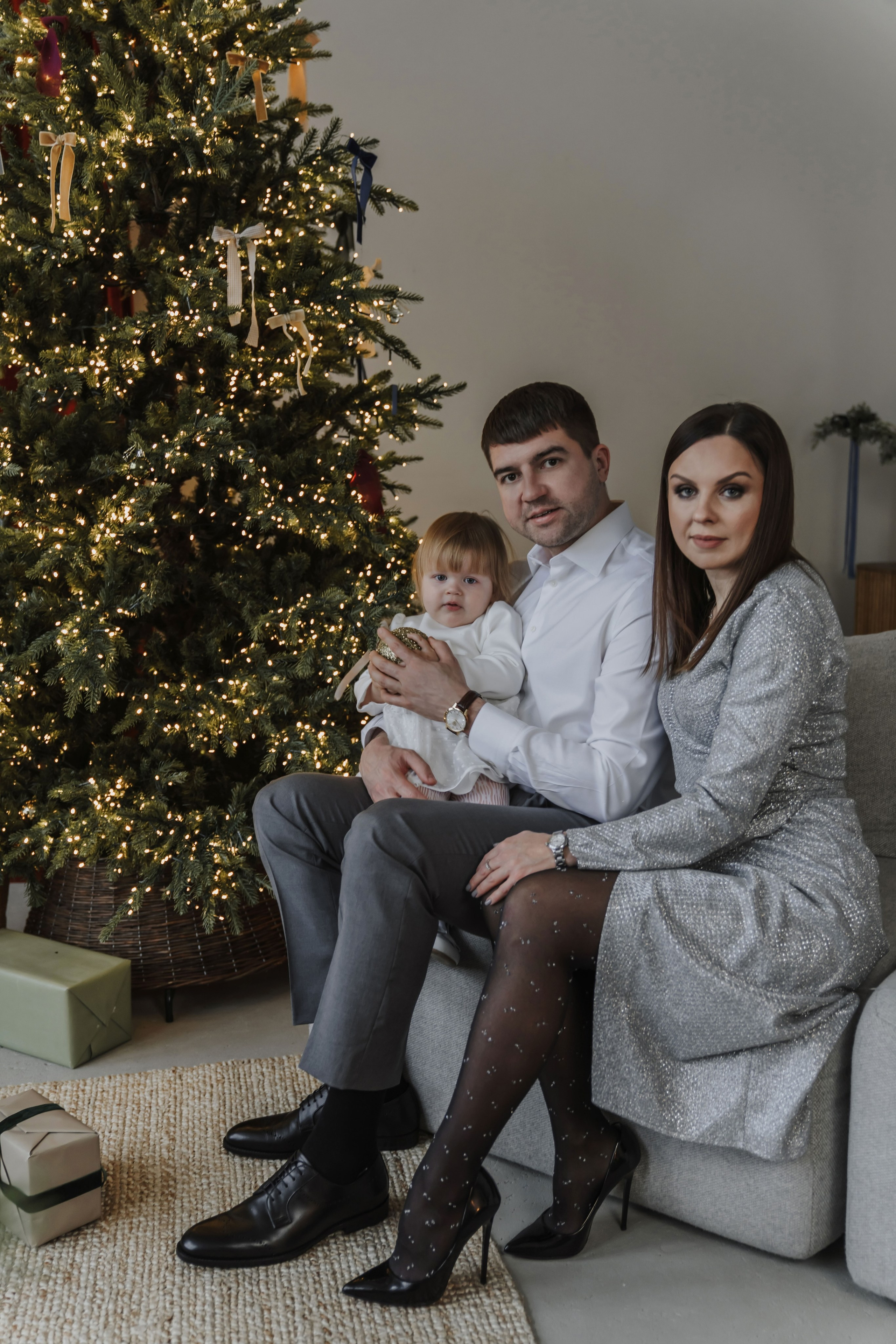 Michail, Ekaterina and Masha. Christmas. Minsk. Olga Modjaro