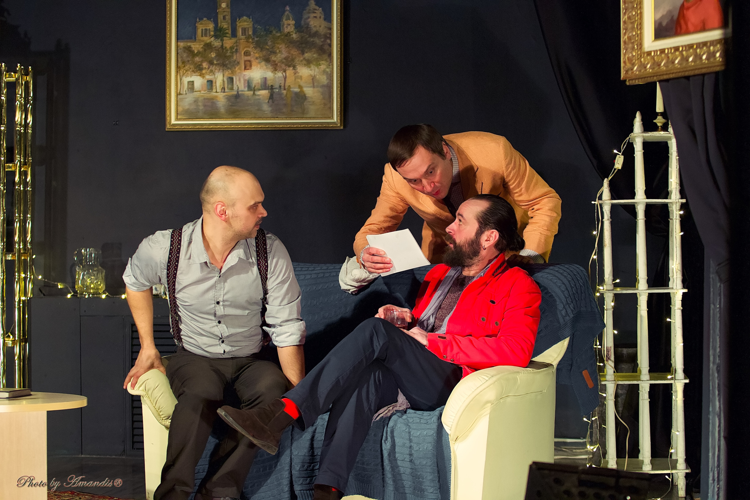 Спектакль «Ужин с дураком». Репортажная съемка в Москве и области. Анималистика