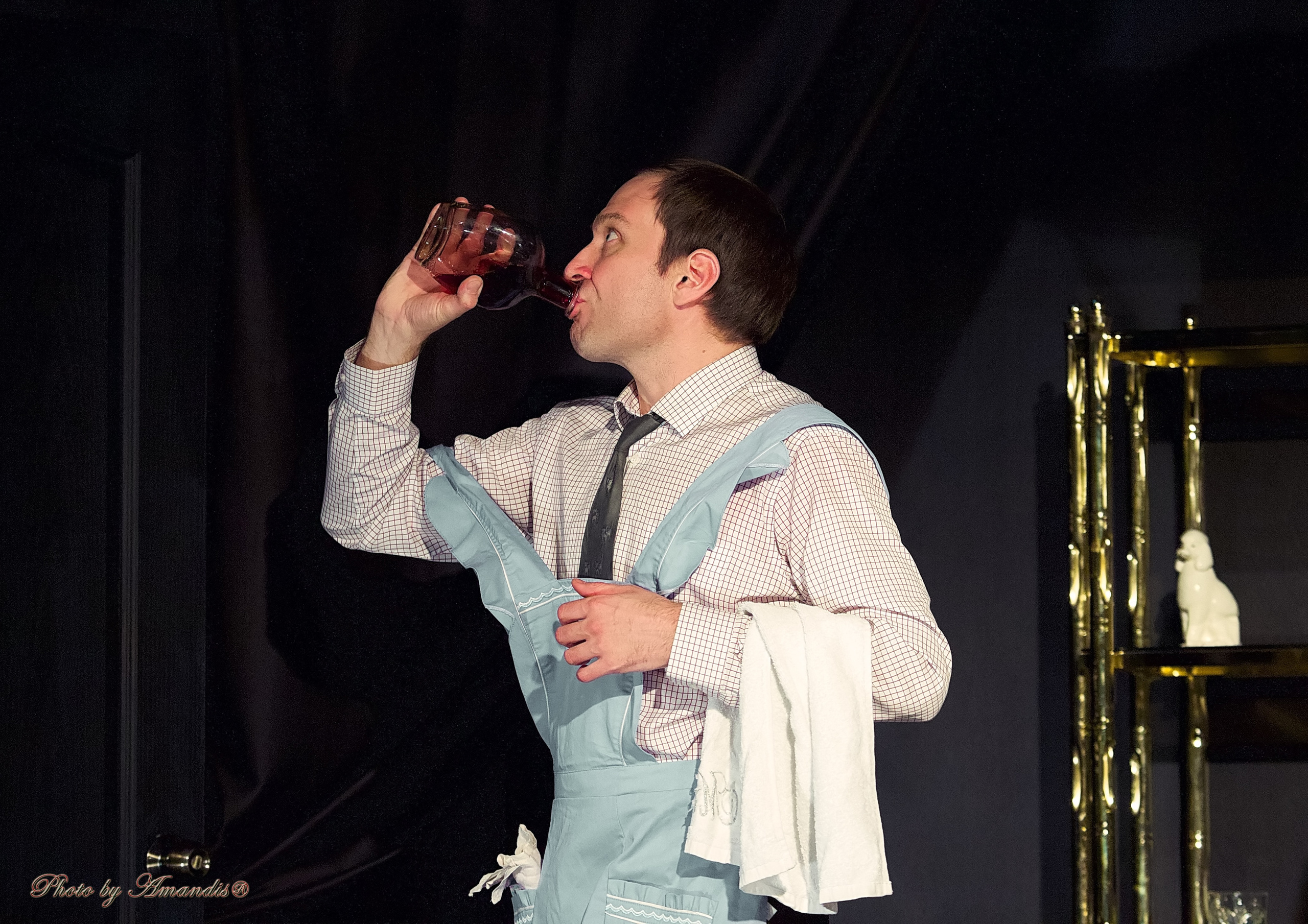 Спектакль «Ужин с дураком». Репортажная съемка в Москве и области. Анималистика