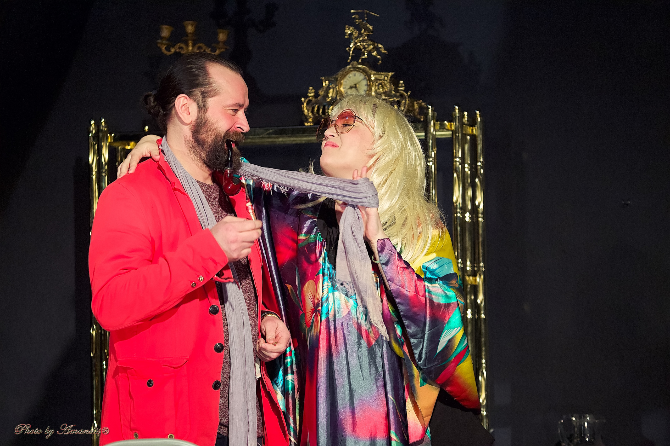 Спектакль «Ужин с дураком». Репортажная съемка в Москве и области. Анималистика