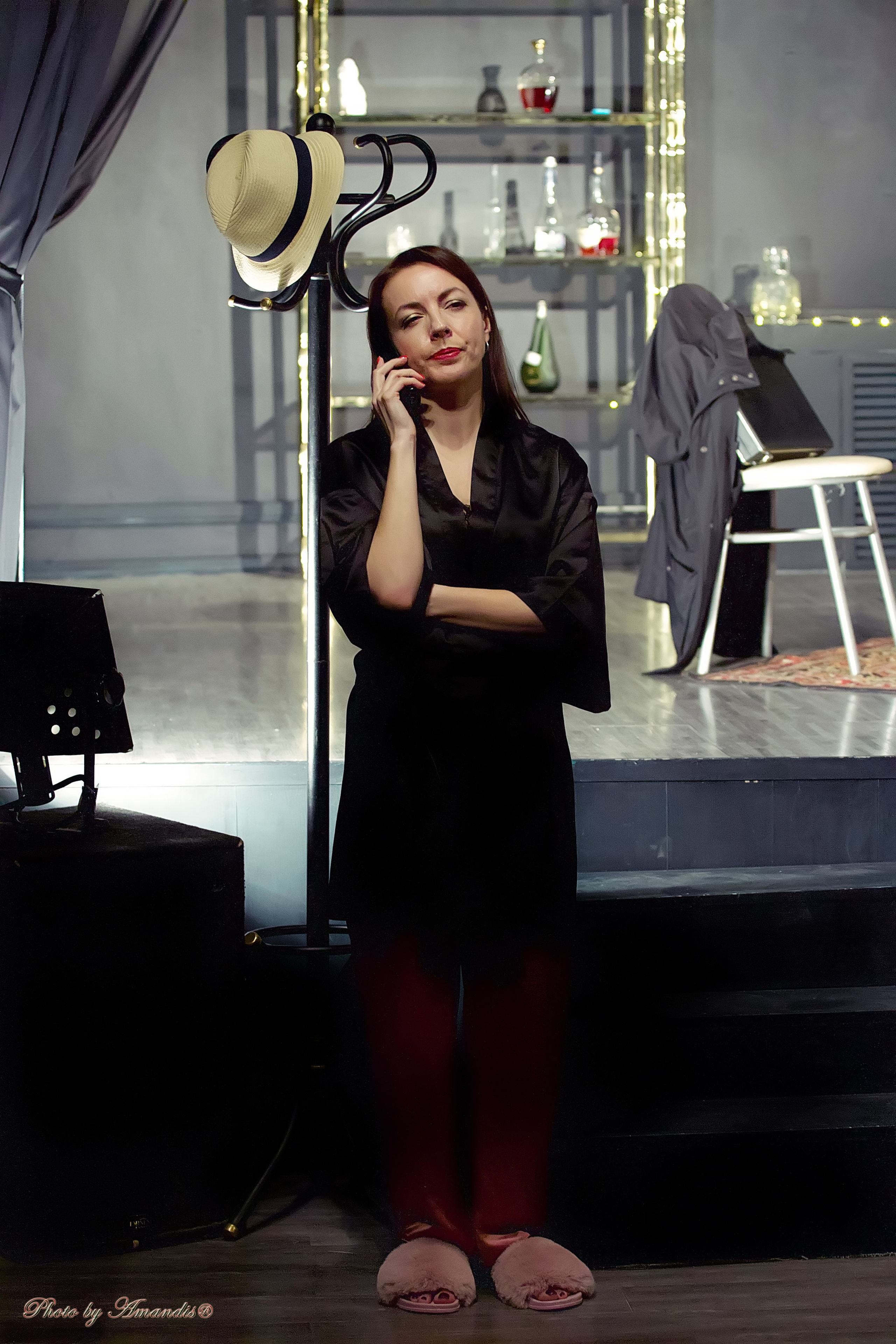 Спектакль «Ужин с дураком». Репортажная съемка в Москве и области. Анималистика