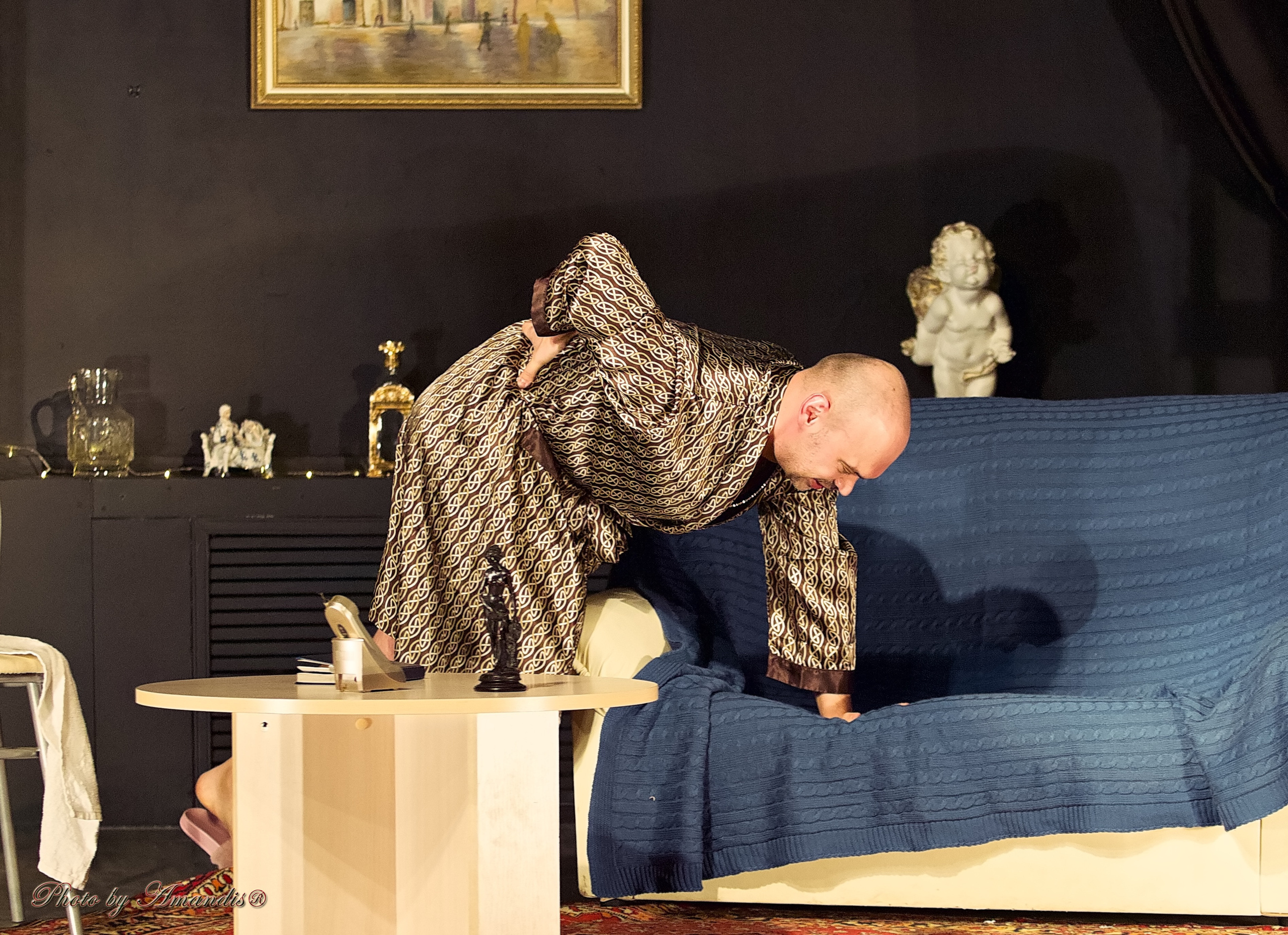 Спектакль «Ужин с дураком». Репортажная съемка в Москве и области. Анималистика