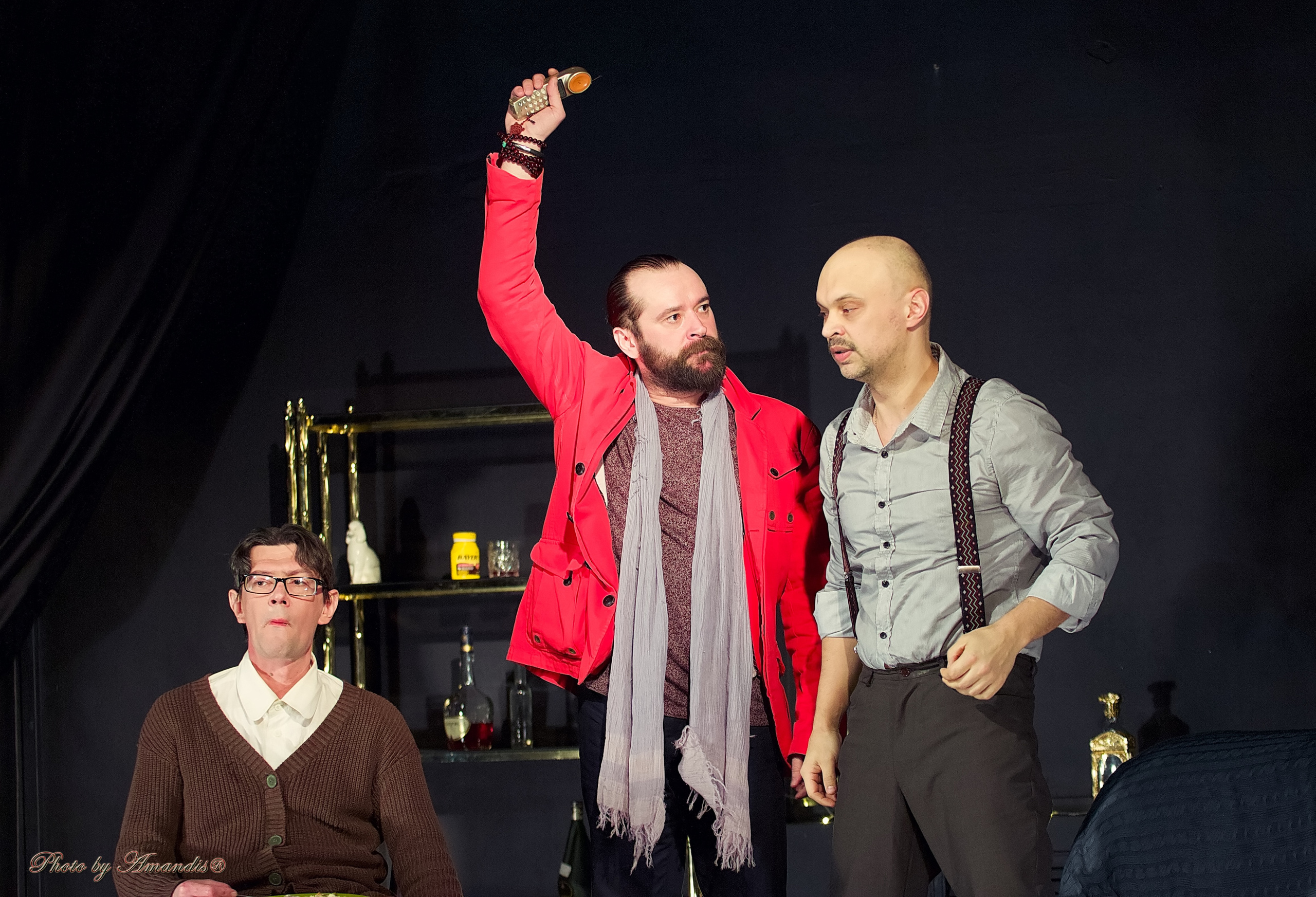 Спектакль «Ужин с дураком». Репортажная съемка в Москве и области. Анималистика