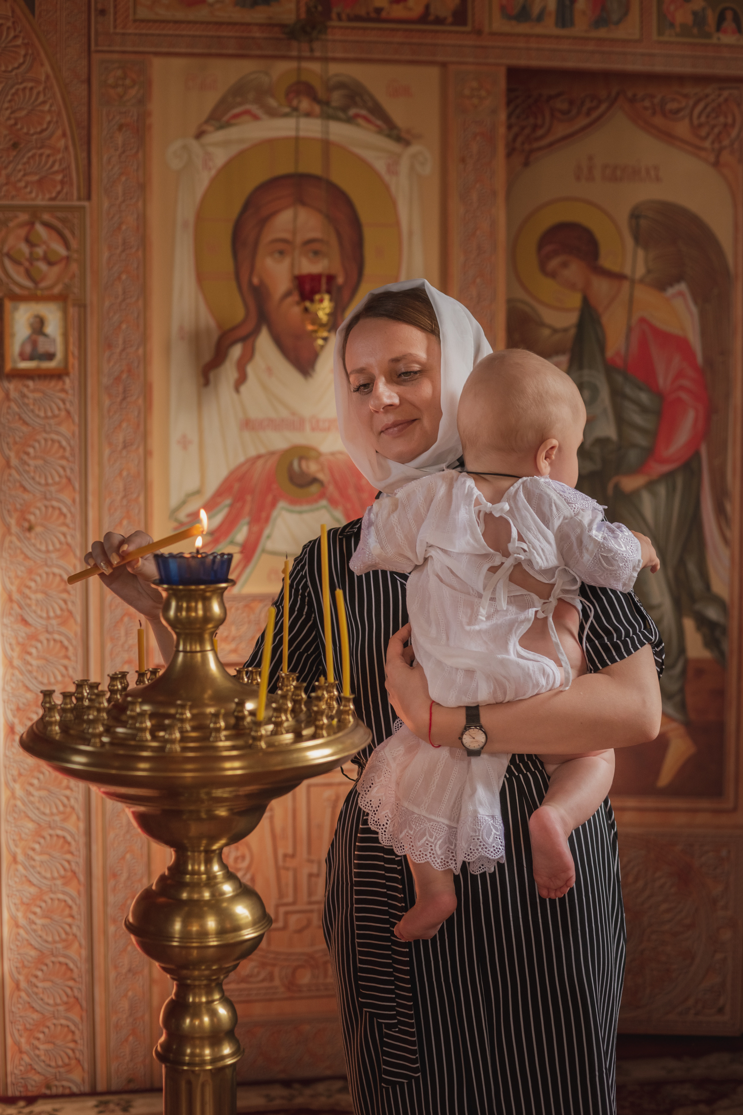 Сьемка крещения. Ольга Плаксина фотограф в Саратове