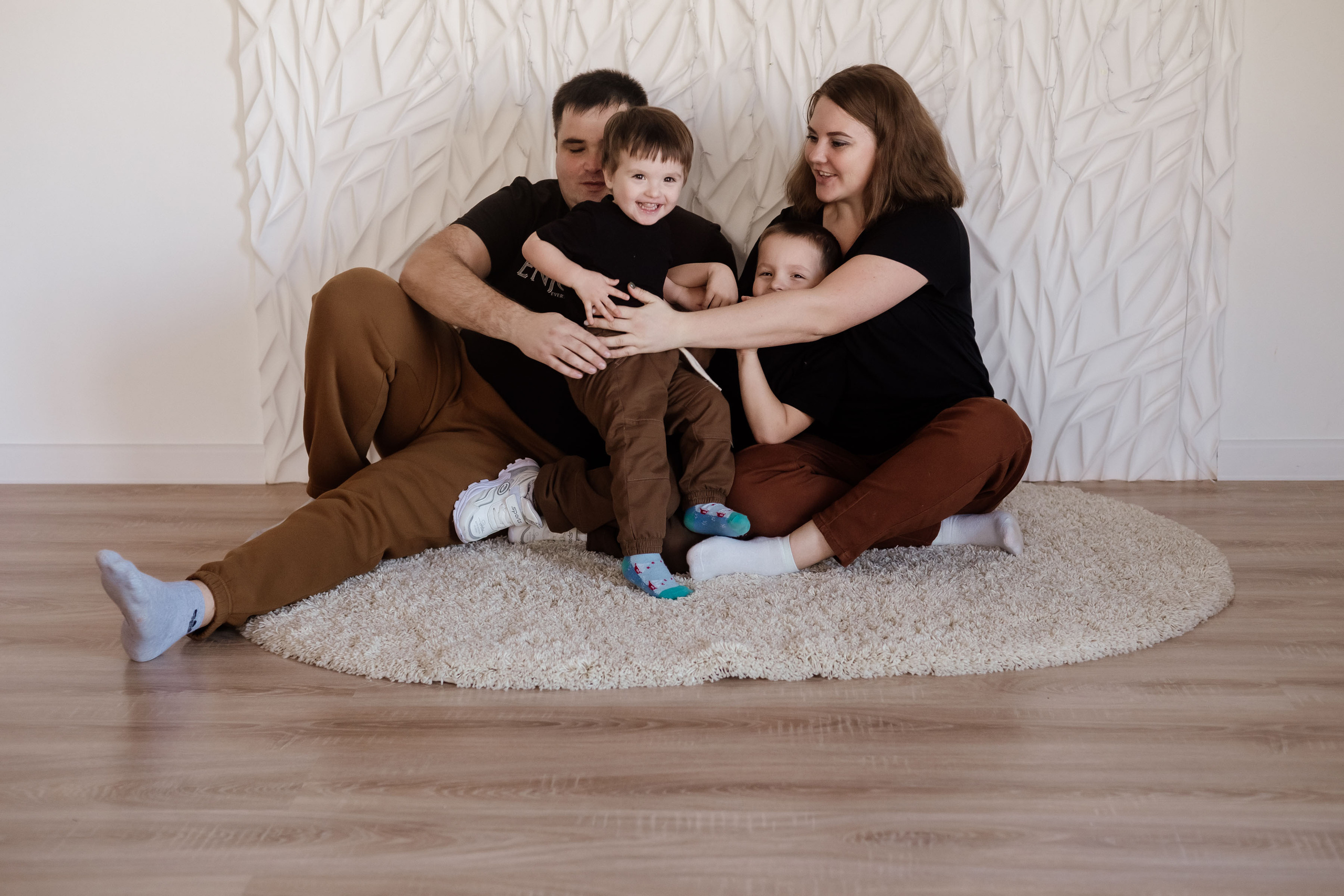 Семья Ежовых. Ольга Плаксина фотограф в Саратове