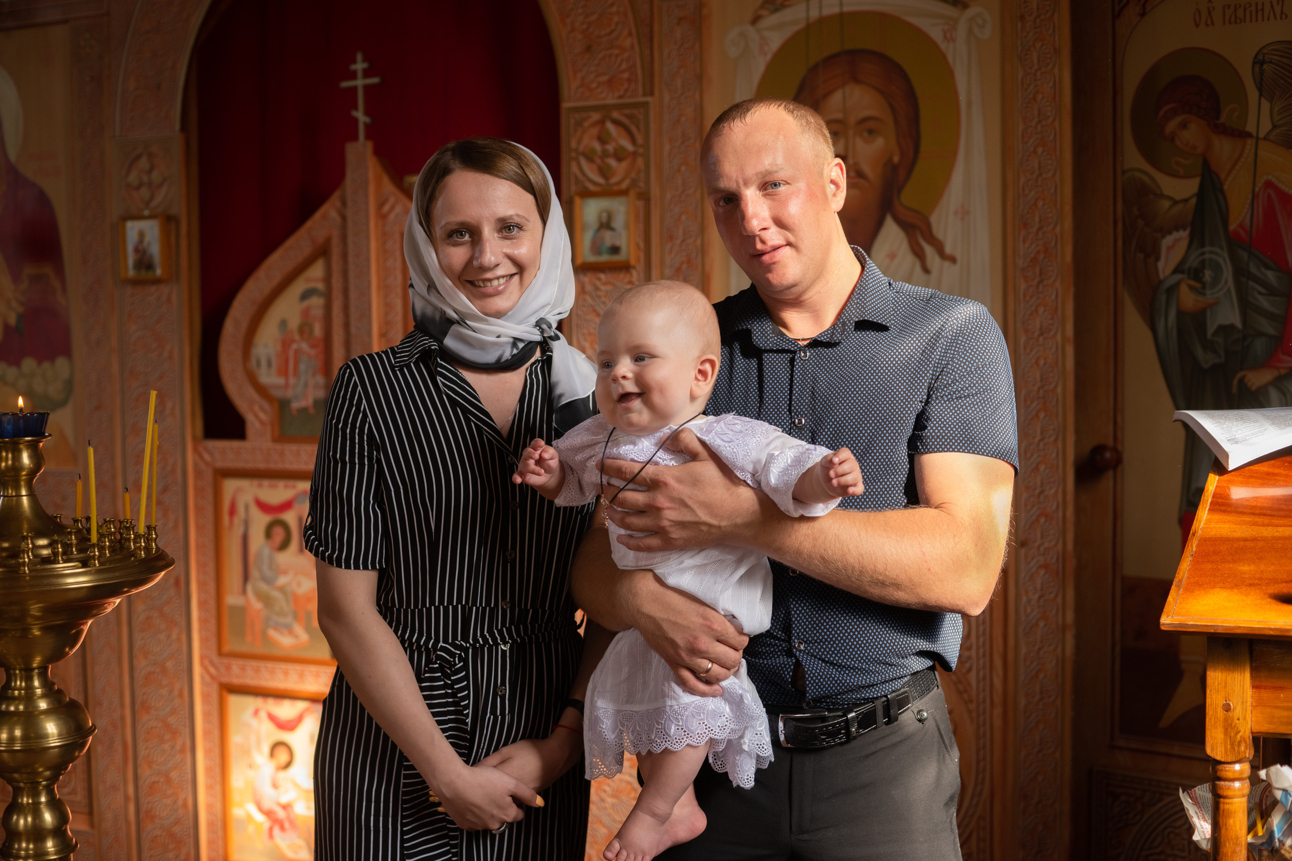 Сьемка крещения. Ольга Плаксина фотограф в Саратове