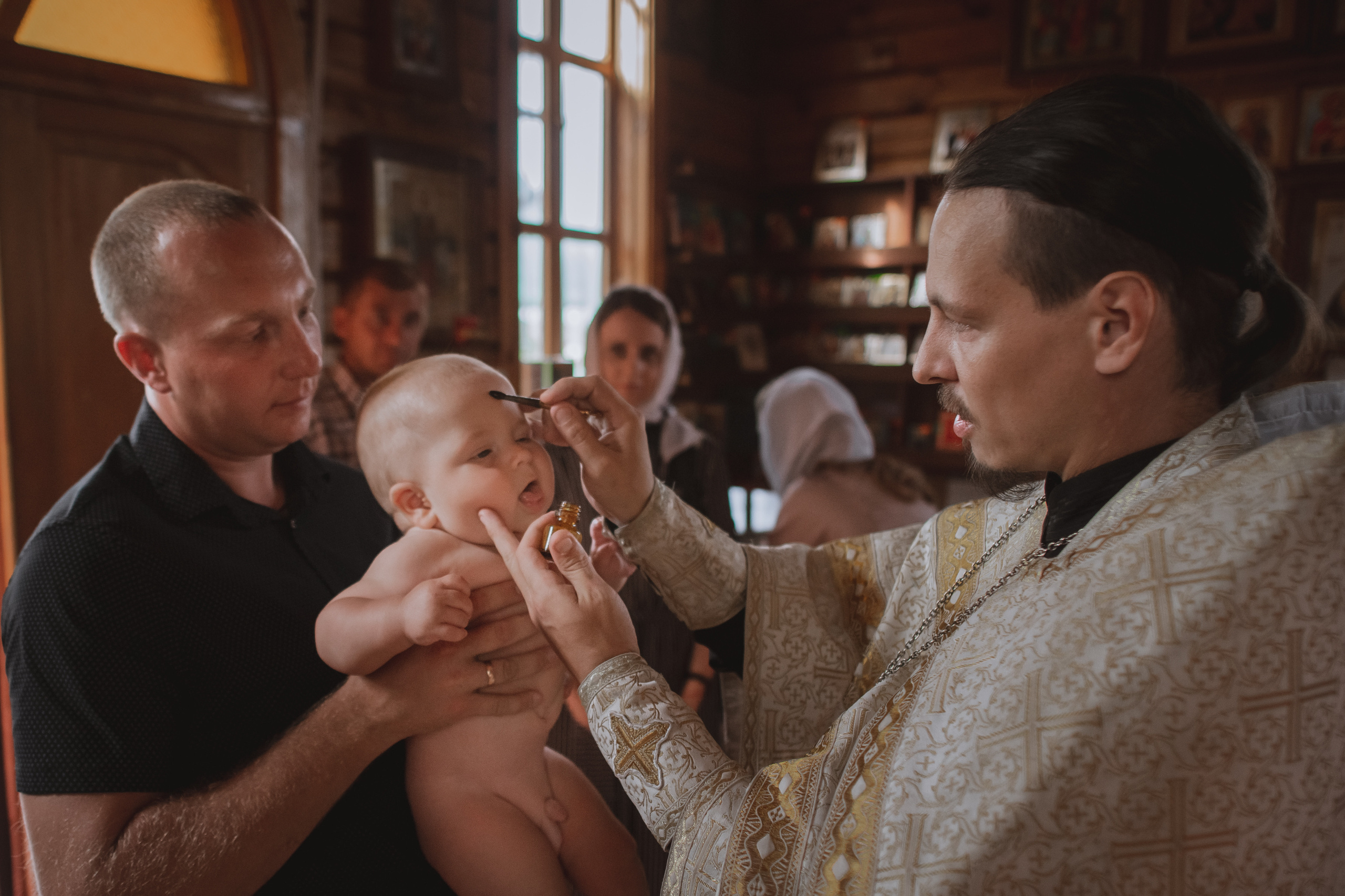 Сьемка крещения. Ольга Плаксина фотограф в Саратове