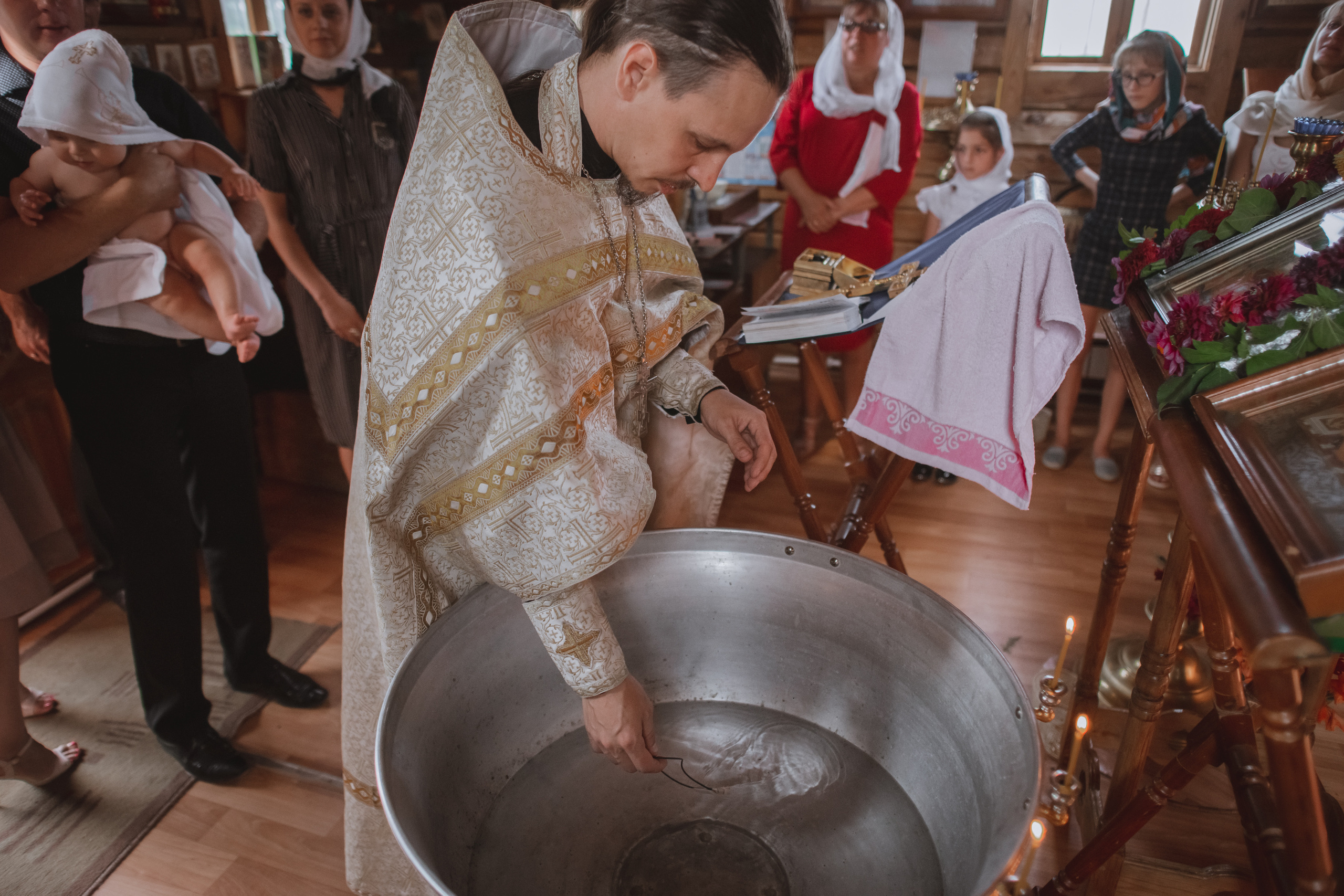 Сьемка крещения. Ольга Плаксина фотограф в Саратове