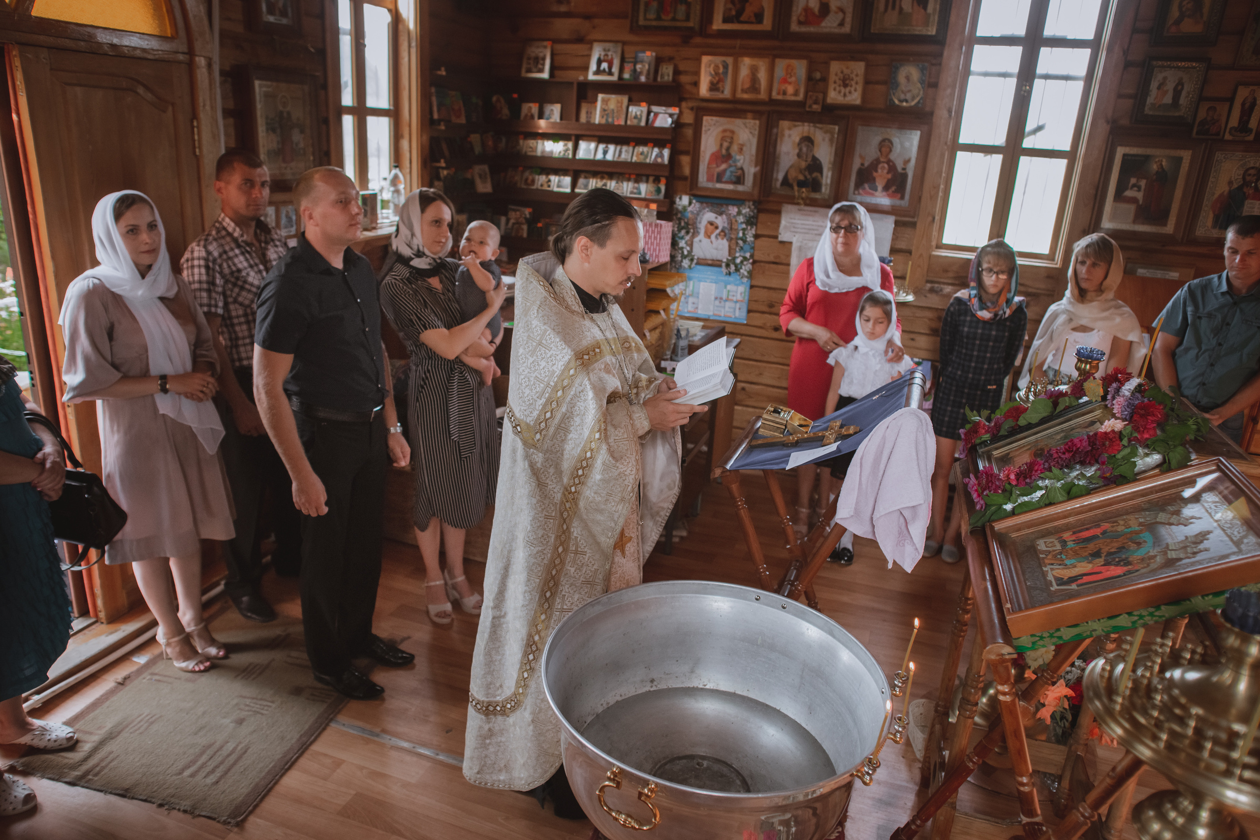 Сьемка крещения. Ольга Плаксина фотограф в Саратове