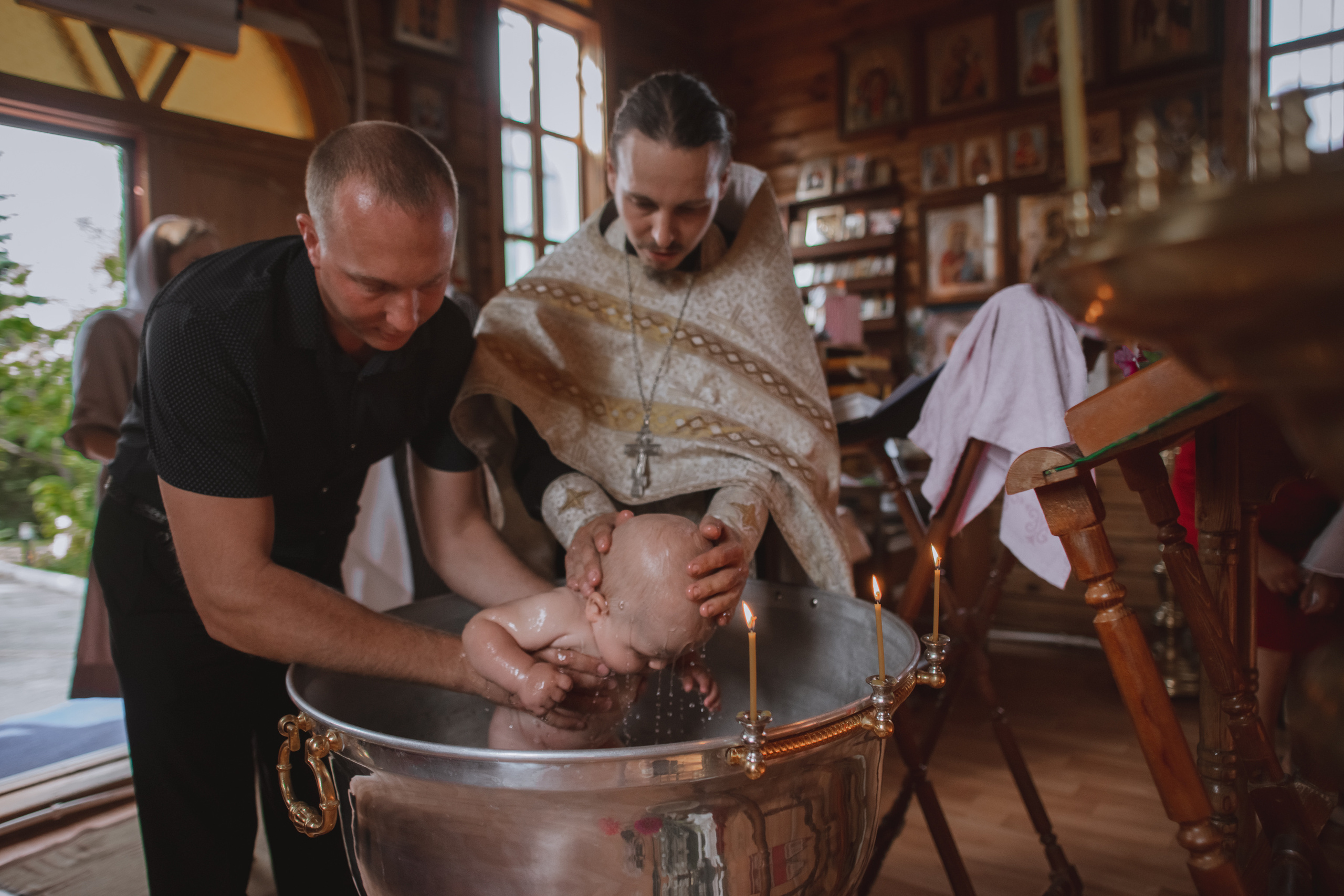 Сьемка крещения. Ольга Плаксина фотограф в Саратове