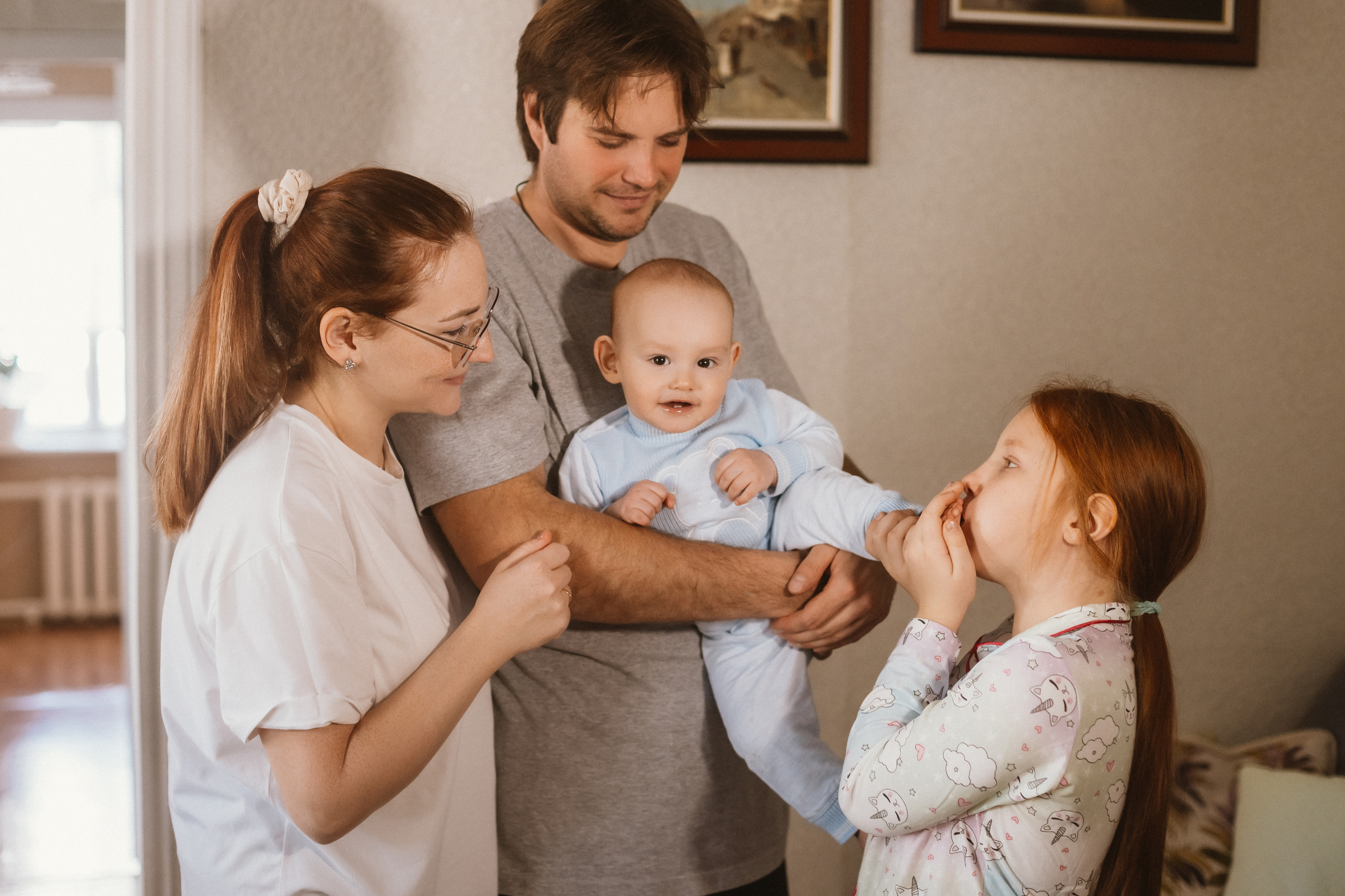 Домашняя семейная съемка. Ольга Плаксина фотограф в Саратове