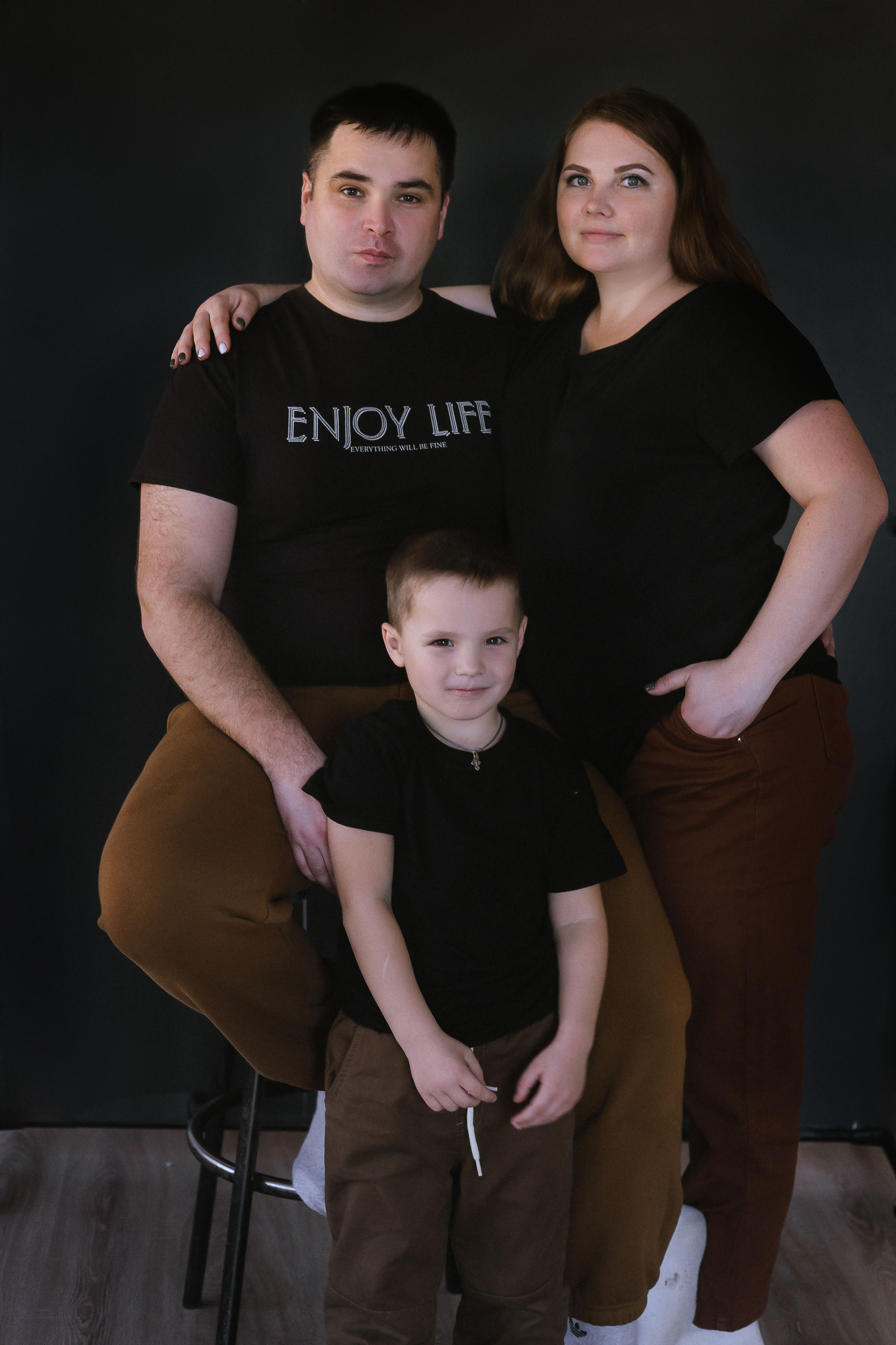 Семья Ежовых. Ольга Плаксина фотограф в Саратове