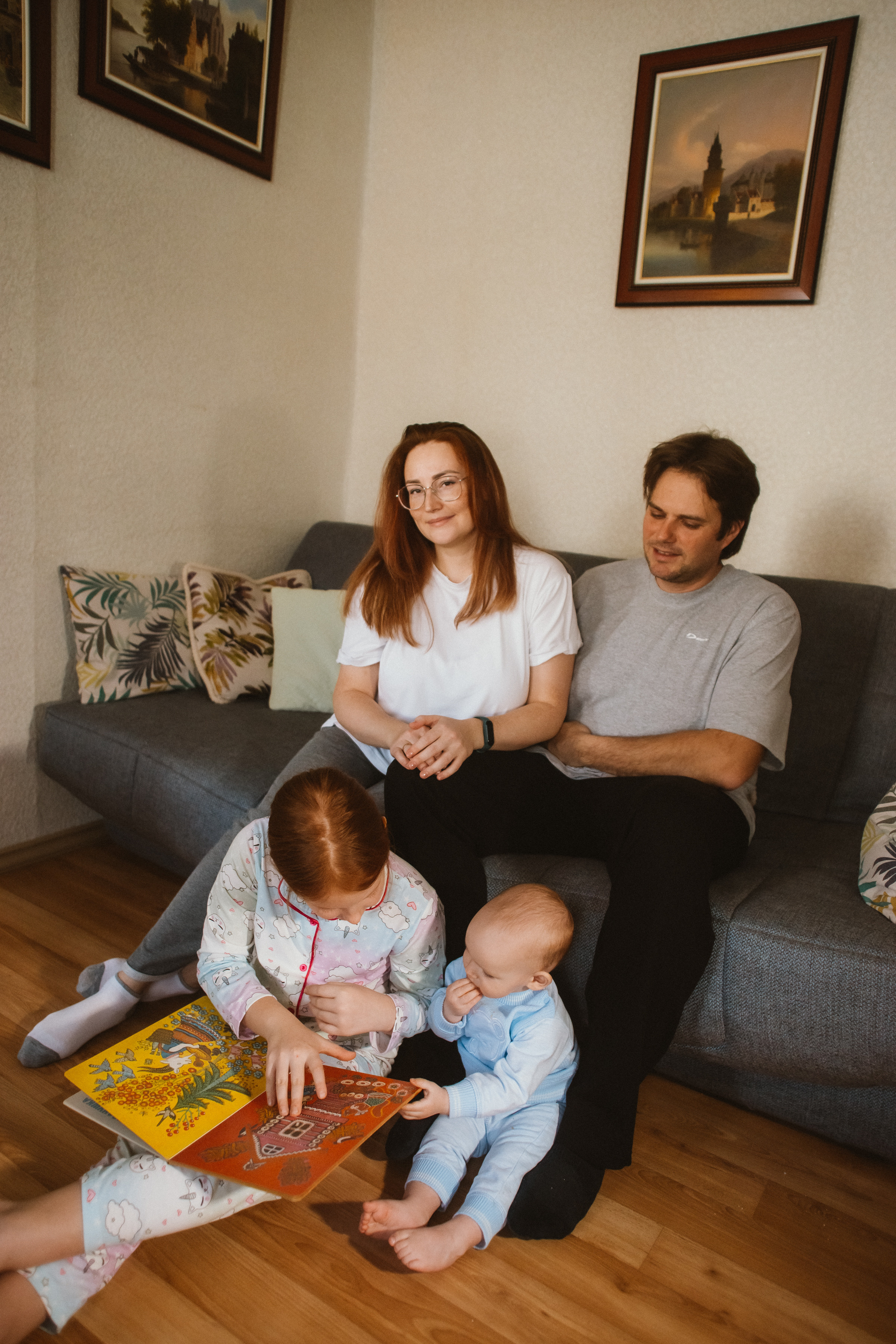 Домашняя семейная съемка. Ольга Плаксина фотограф в Саратове