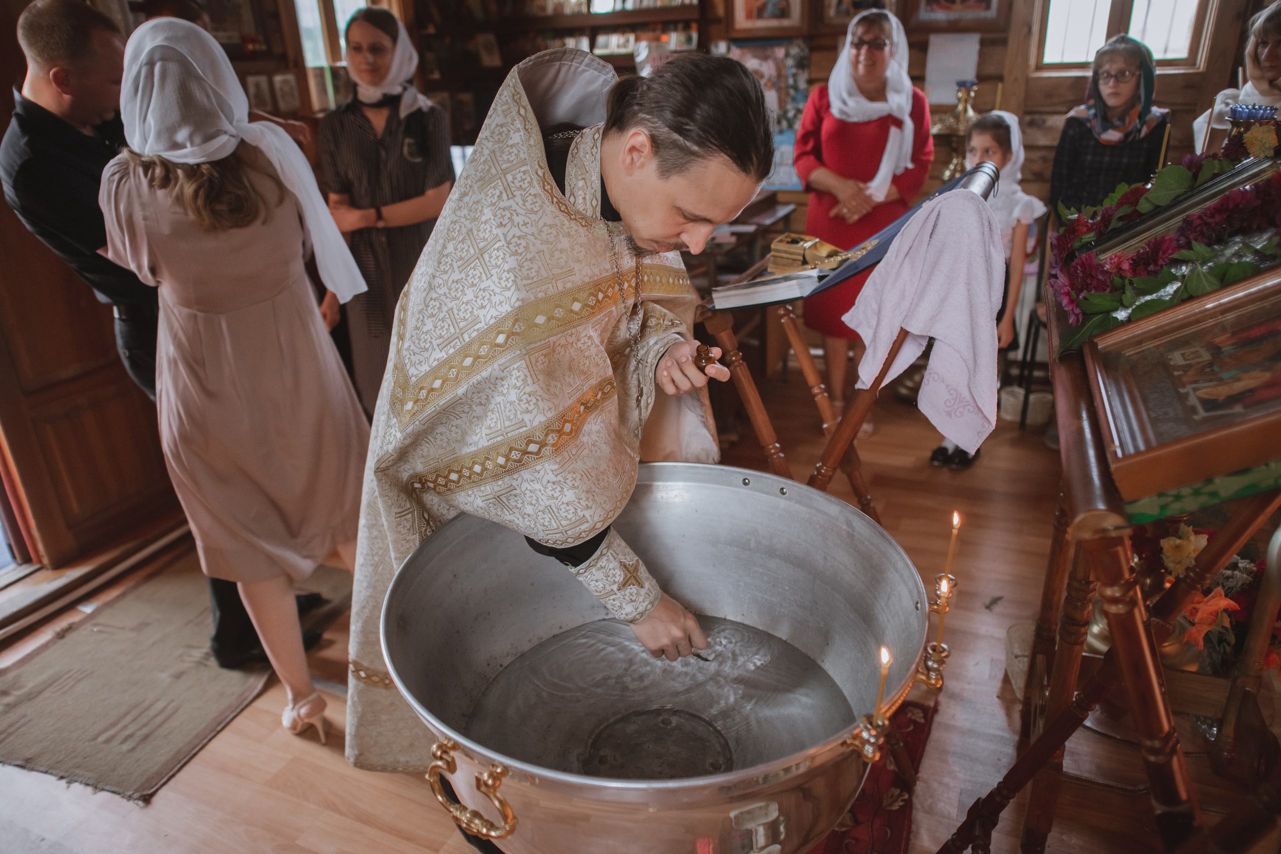 Сьемка крещения. Ольга Плаксина фотограф в Саратове