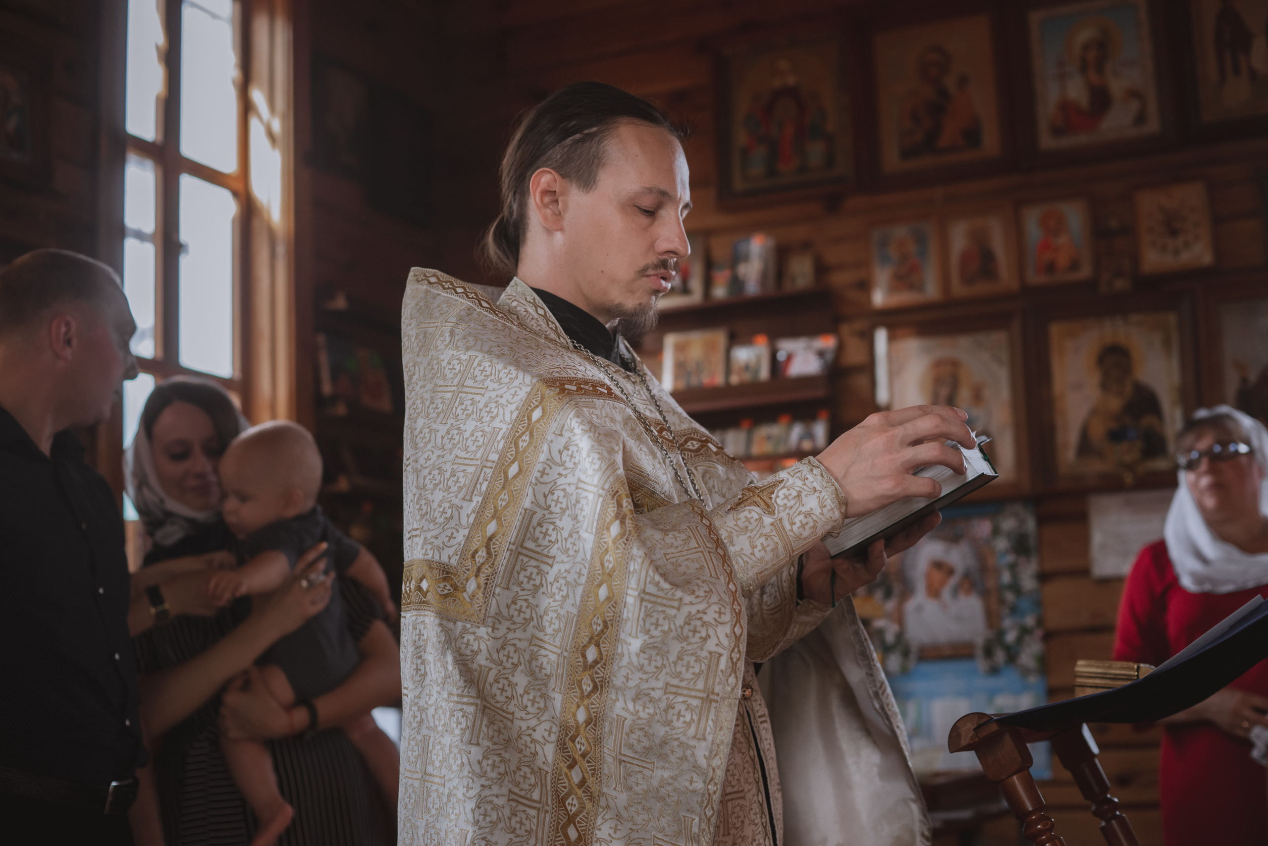 Сьемка крещения. Ольга Плаксина фотограф в Саратове