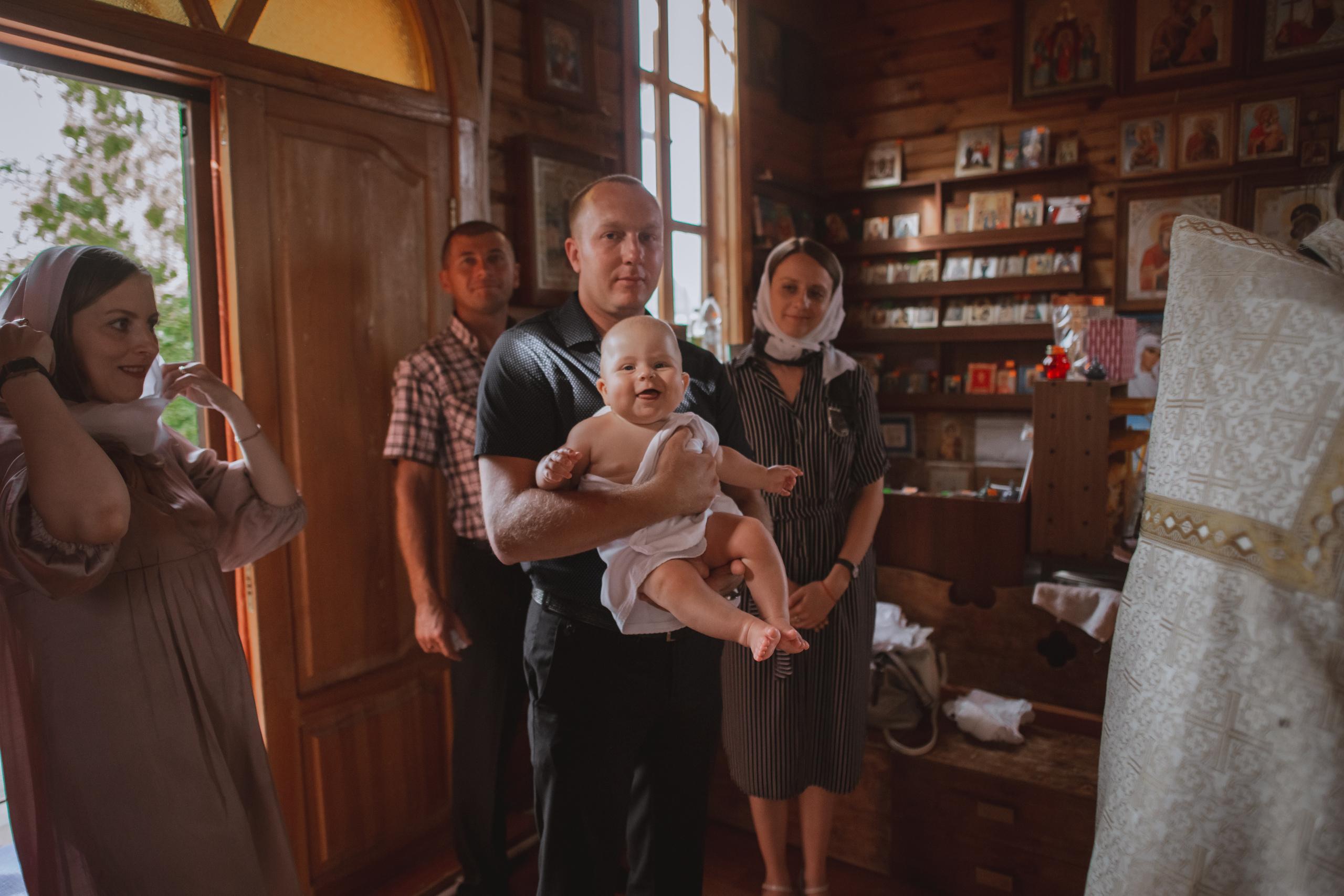 Сьемка крещения. Ольга Плаксина фотограф в Саратове