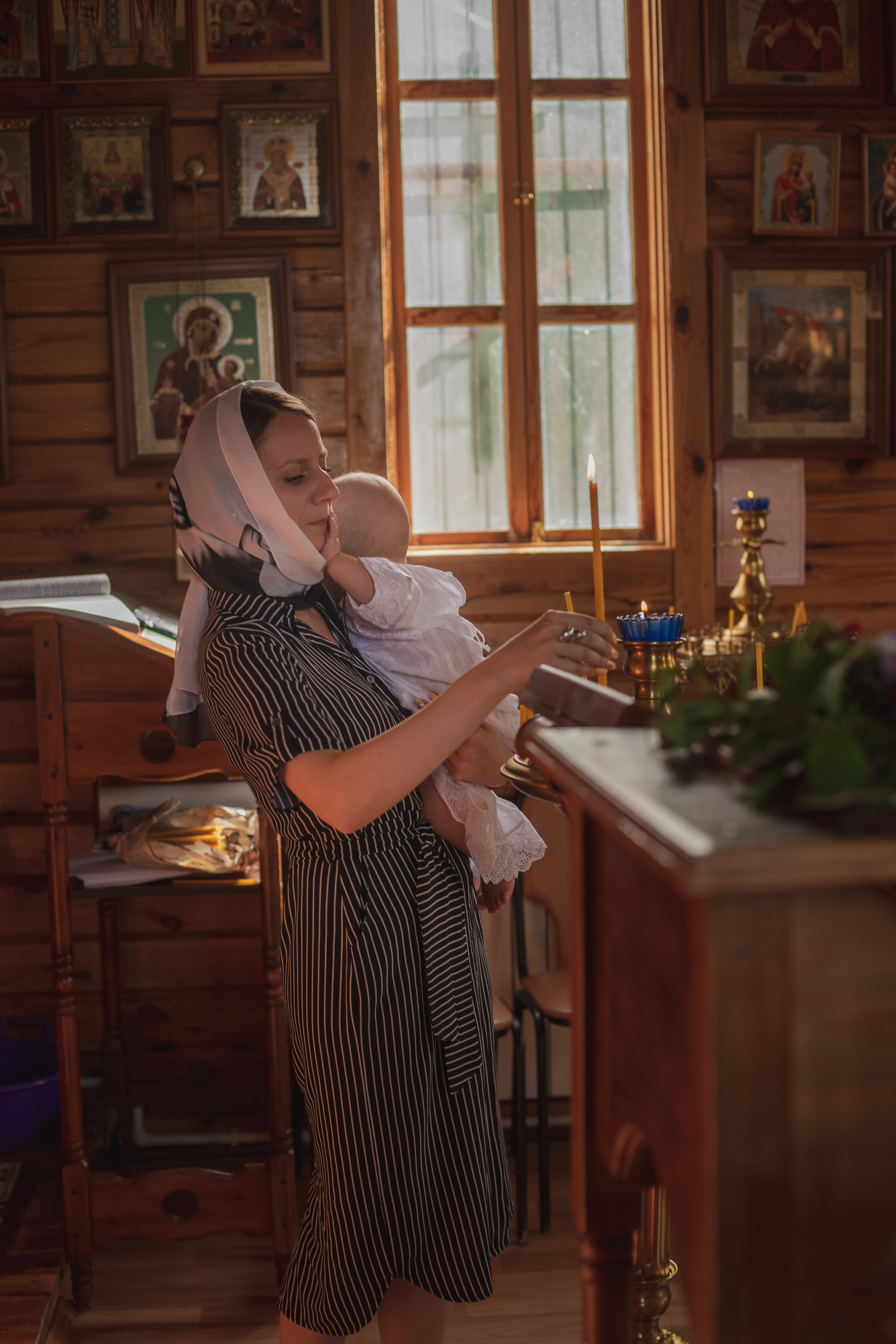 Сьемка крещения. Ольга Плаксина фотограф в Саратове