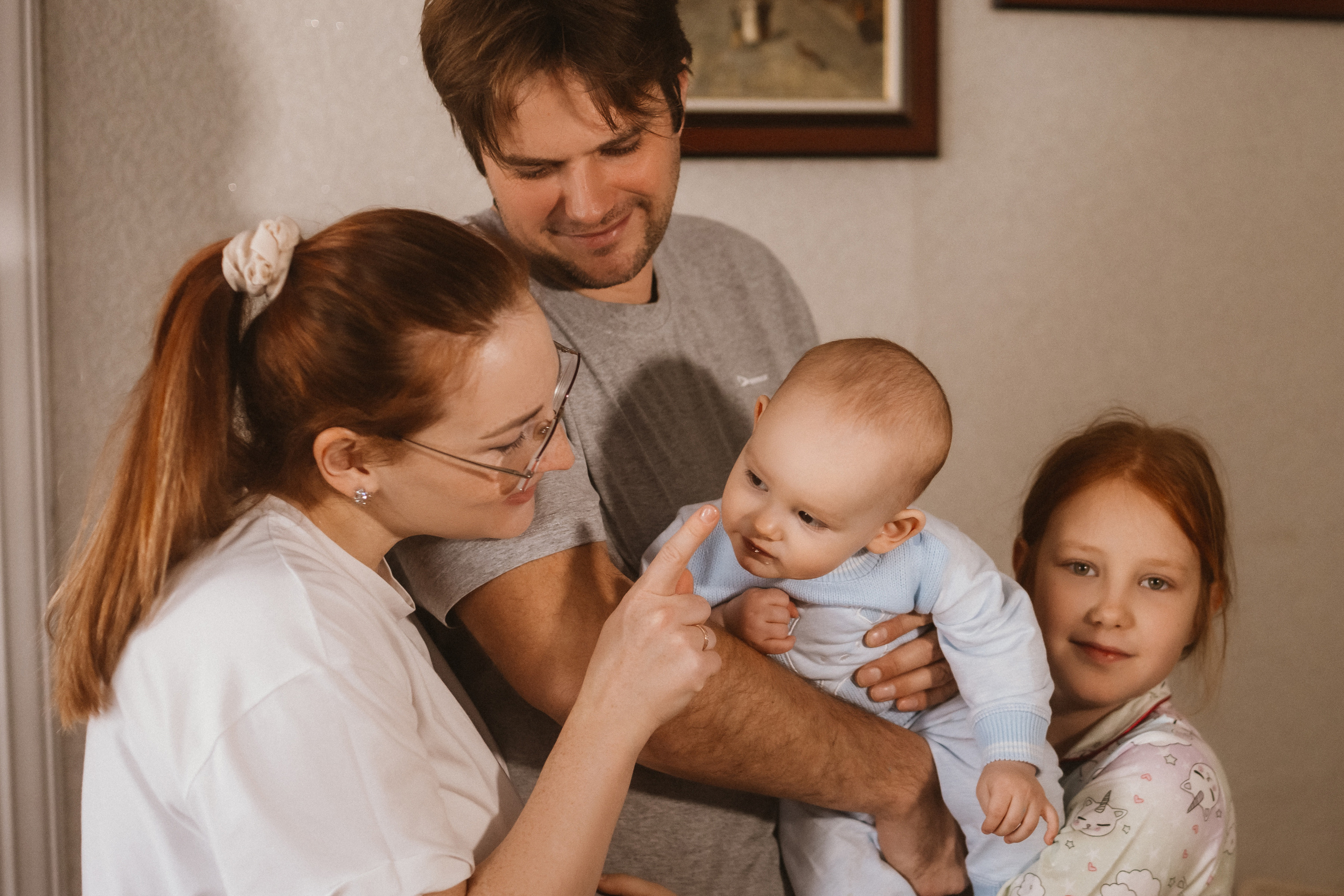 Домашняя семейная съемка. Ольга Плаксина фотограф в Саратове